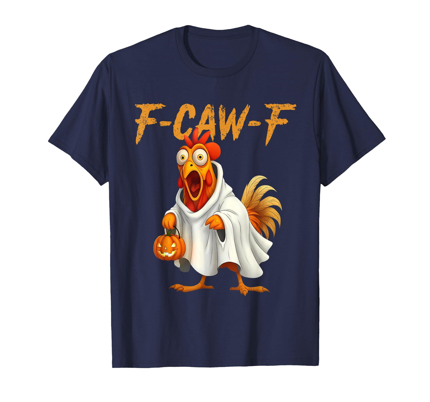 Funny F-Caw-F Chicken FCAWF Chicken Halloween T-Shirt