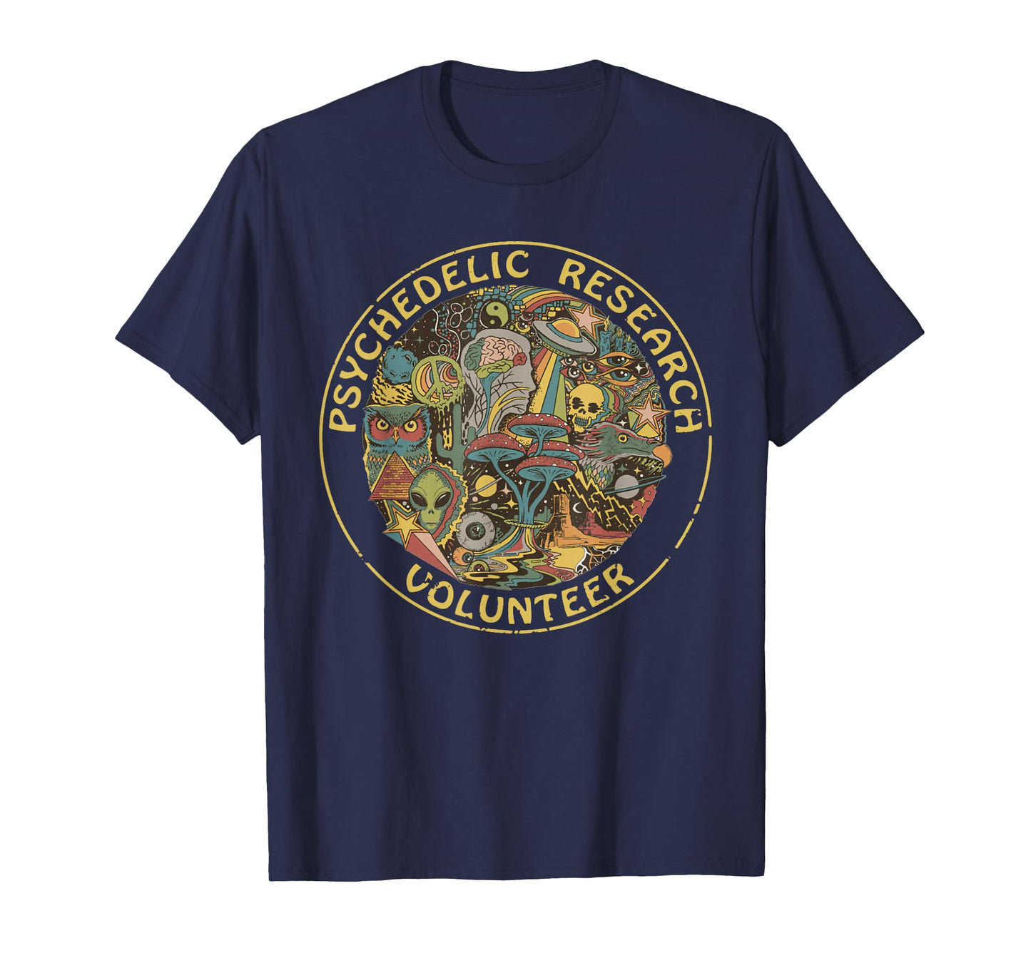 Psychedelic Mushroom | Psychedelic Research Volunteer T-Shirt
