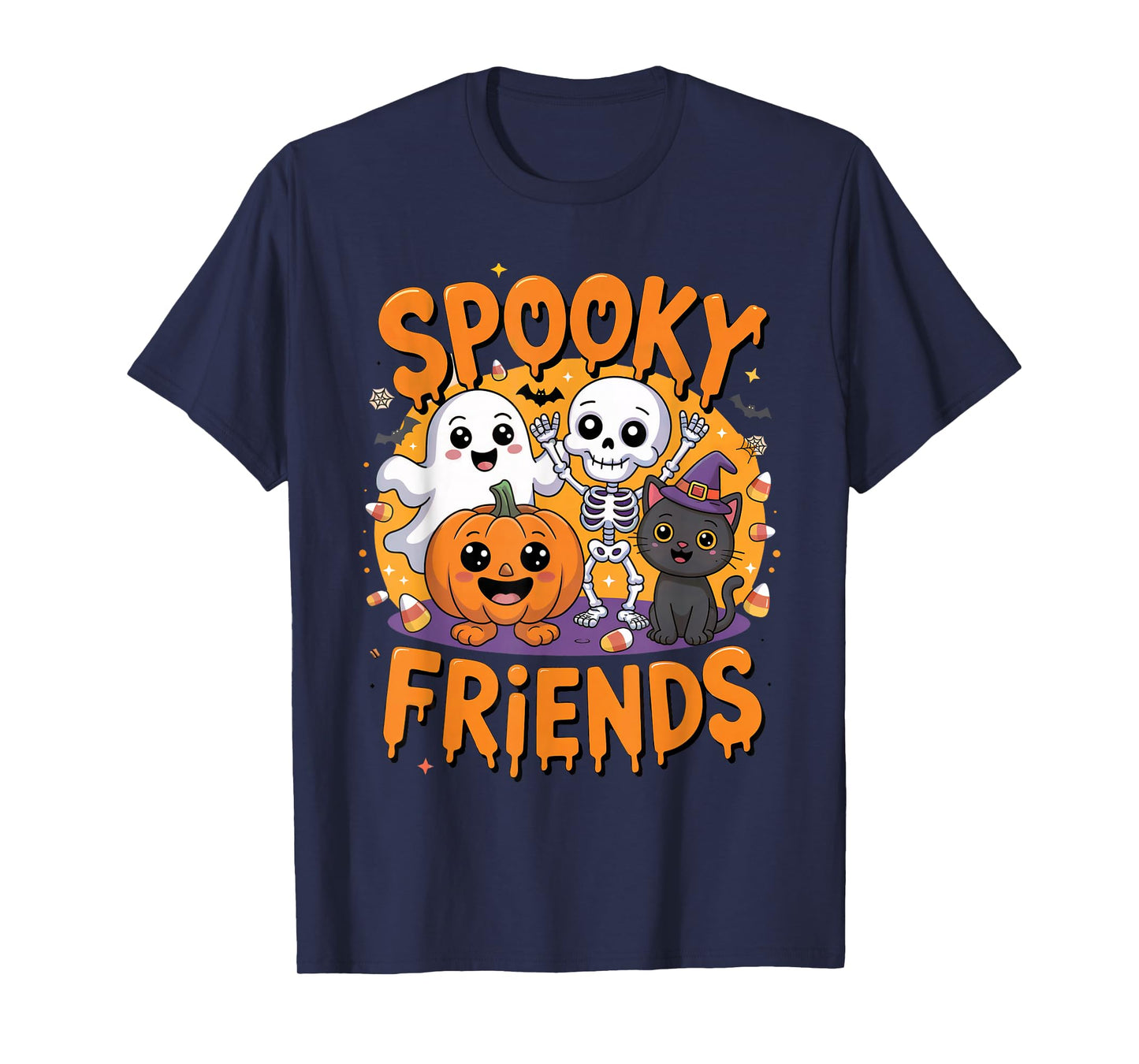 Spooky Friends Cute Halloween for Kids T-Shirt