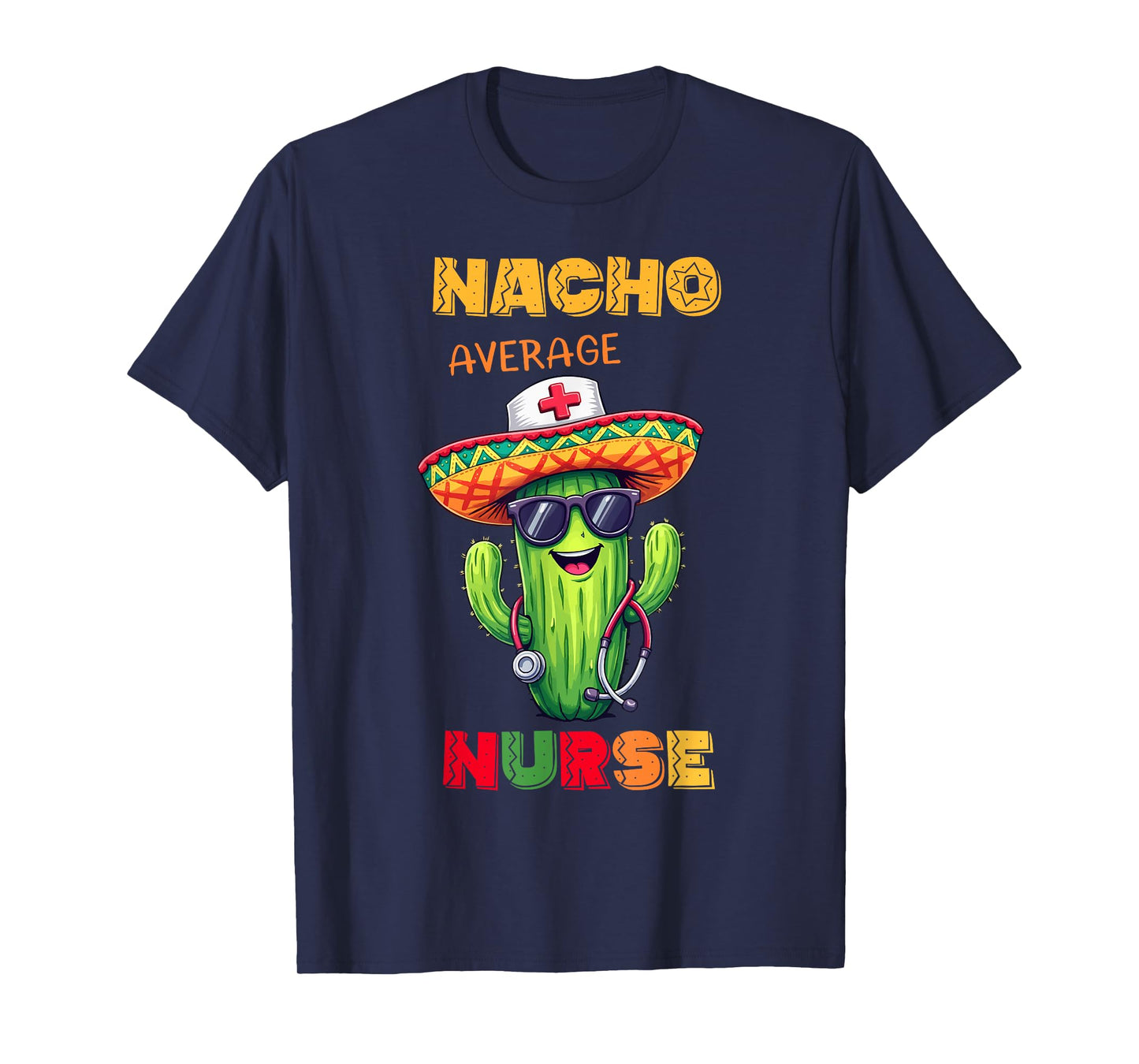 Nurse Cinco De Mayo Fiesta Mexican Nursing Taco Nurse T-Shirt