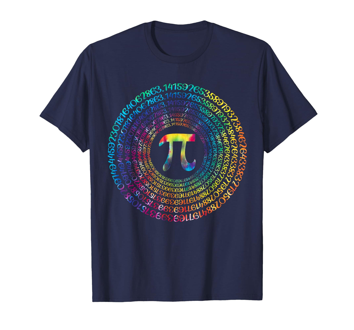 Math Teacher Algebra & Geometry 3,14 Tie Dye Mathematical T-Shirt