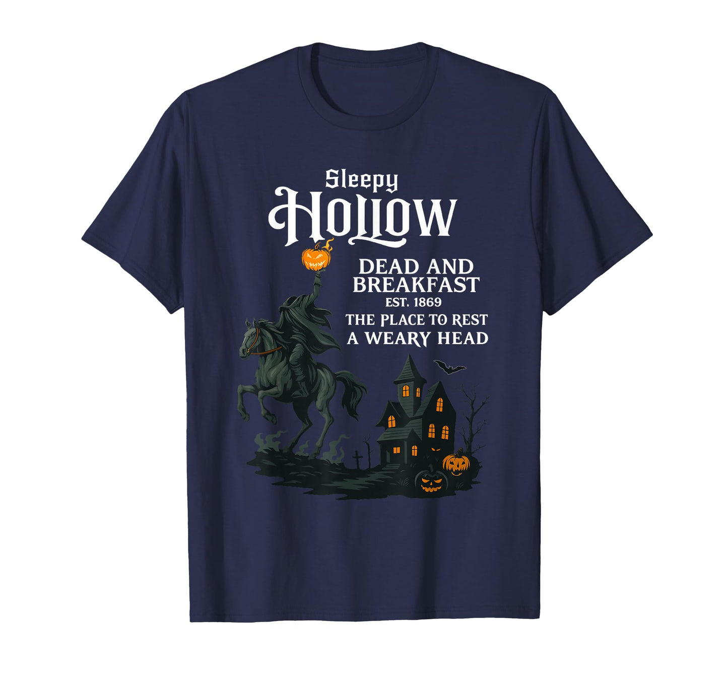 Sleepy Hollow Dead and Breakfast Tees Spooky Season T-Shirt