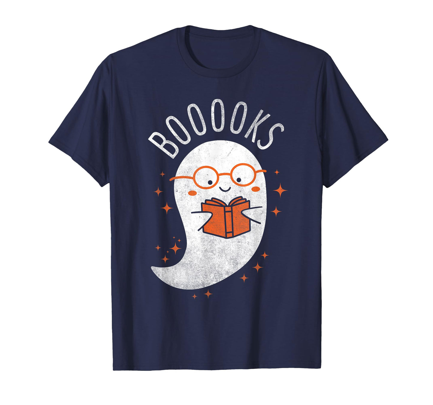 Booooks Ghost Funny Halloween Teacher Book Library Reading T-Shirt