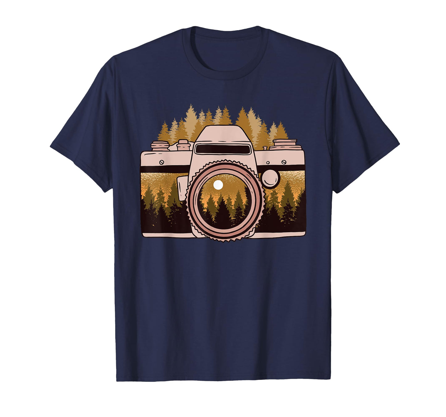 Camera Nature Photography Forest Photographer Gift T-Shirt