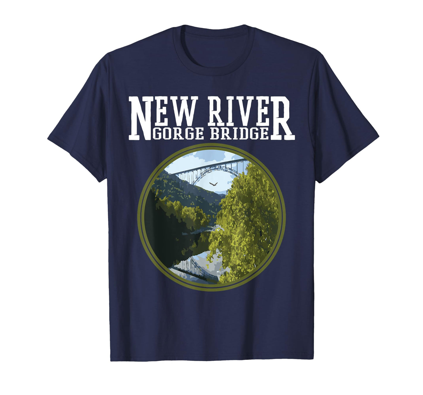 New River Gorge bridge t-shirt West Virginia T-Shirt
