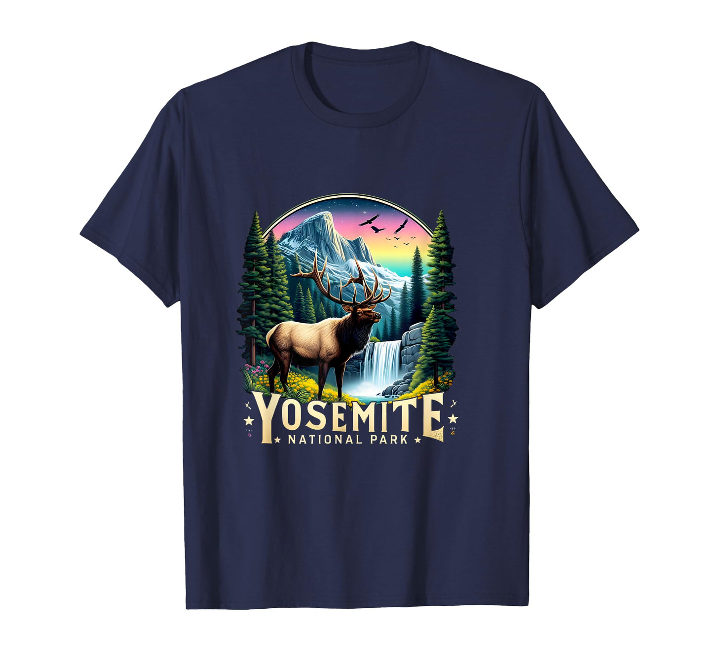 Yosemite Road Trip 2025 Womens Mens Family National Park T-Shirt