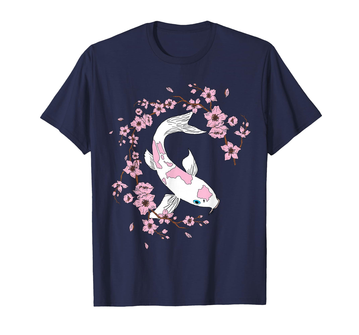 Sakura Cherry Koi Carp Cherry Blossom Tree T-Shirt