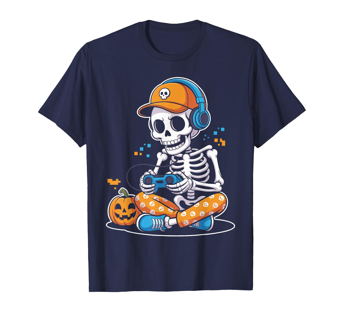Gaming Skeleton Halloween Costume for Gamers T-Shirt