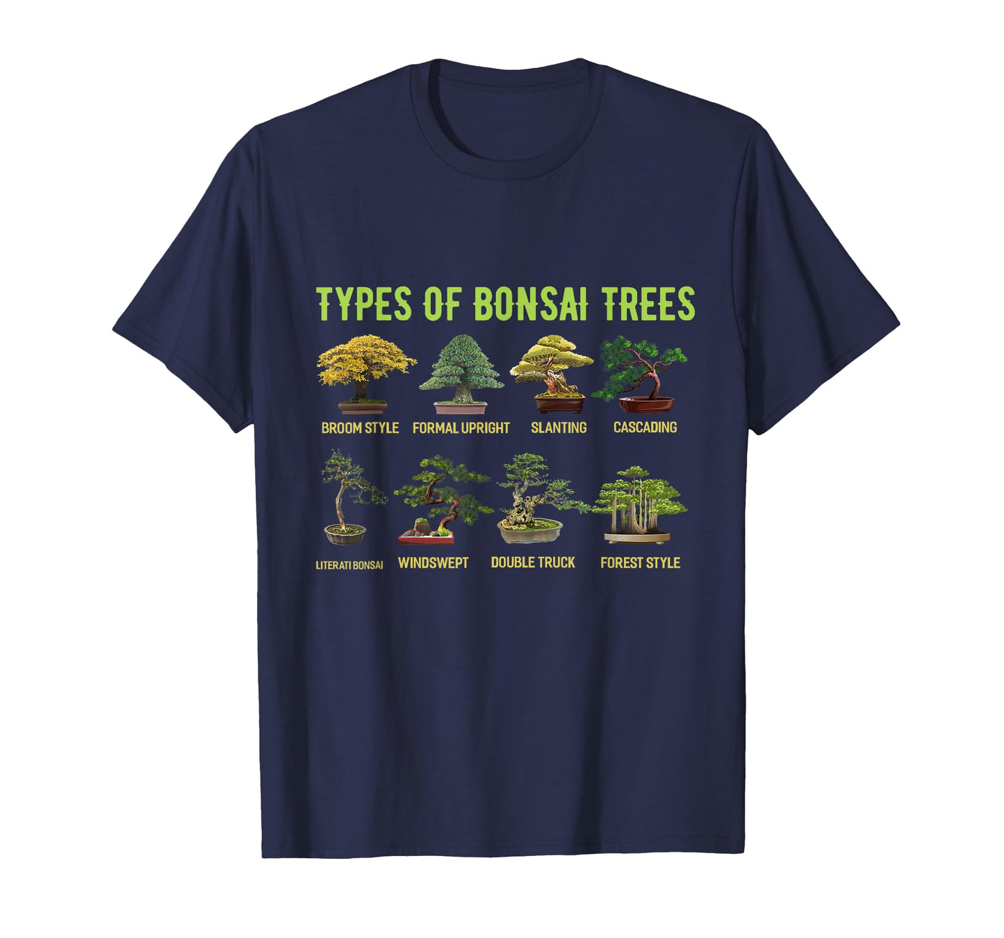 Types of Bonsai Trees Shirt Bonsai Shirt Apparel Bonsai T-Shirt
