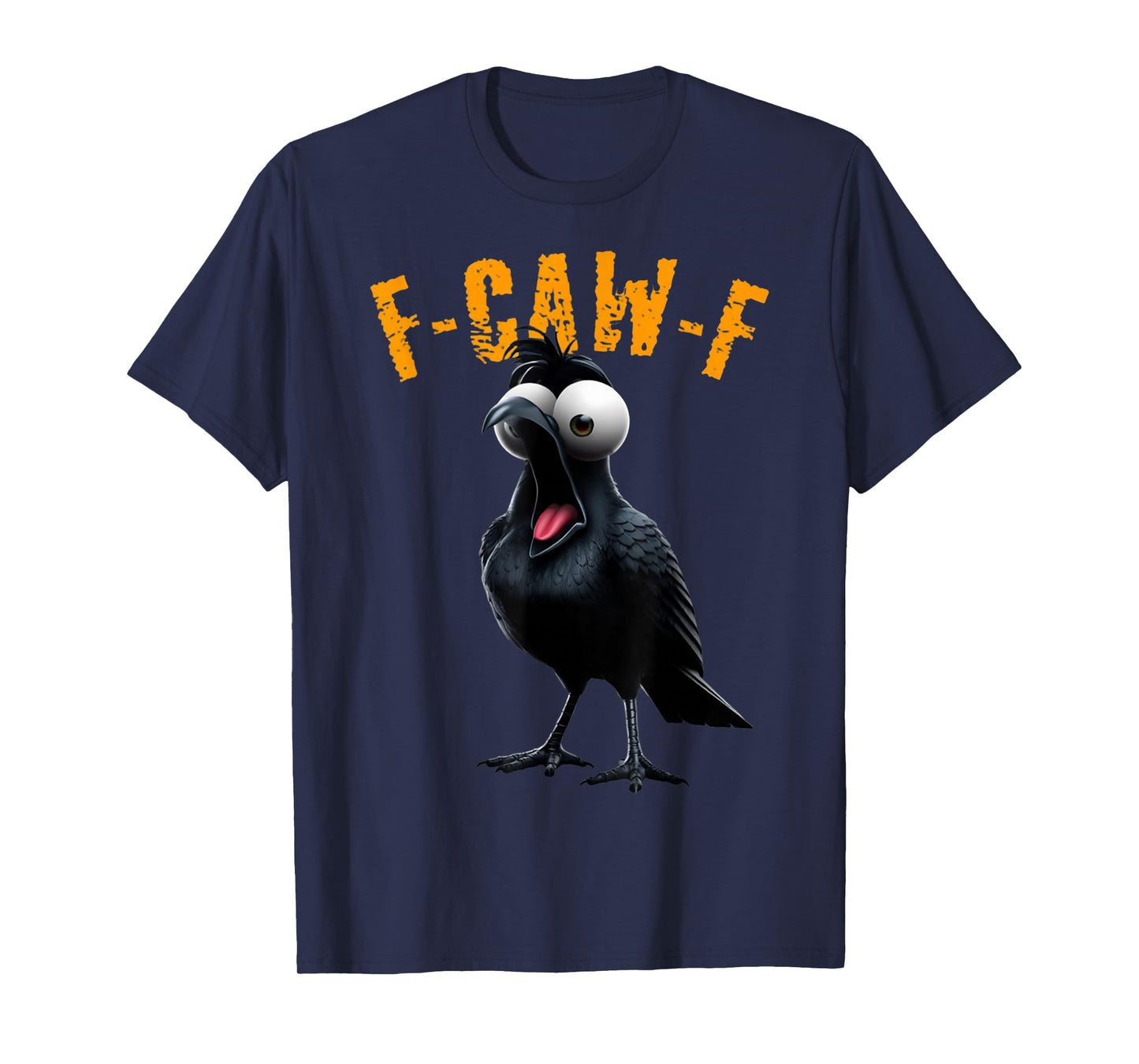 FCawF Funny Crow Black Bird Moon Gothic Adult Humor T-Shirt