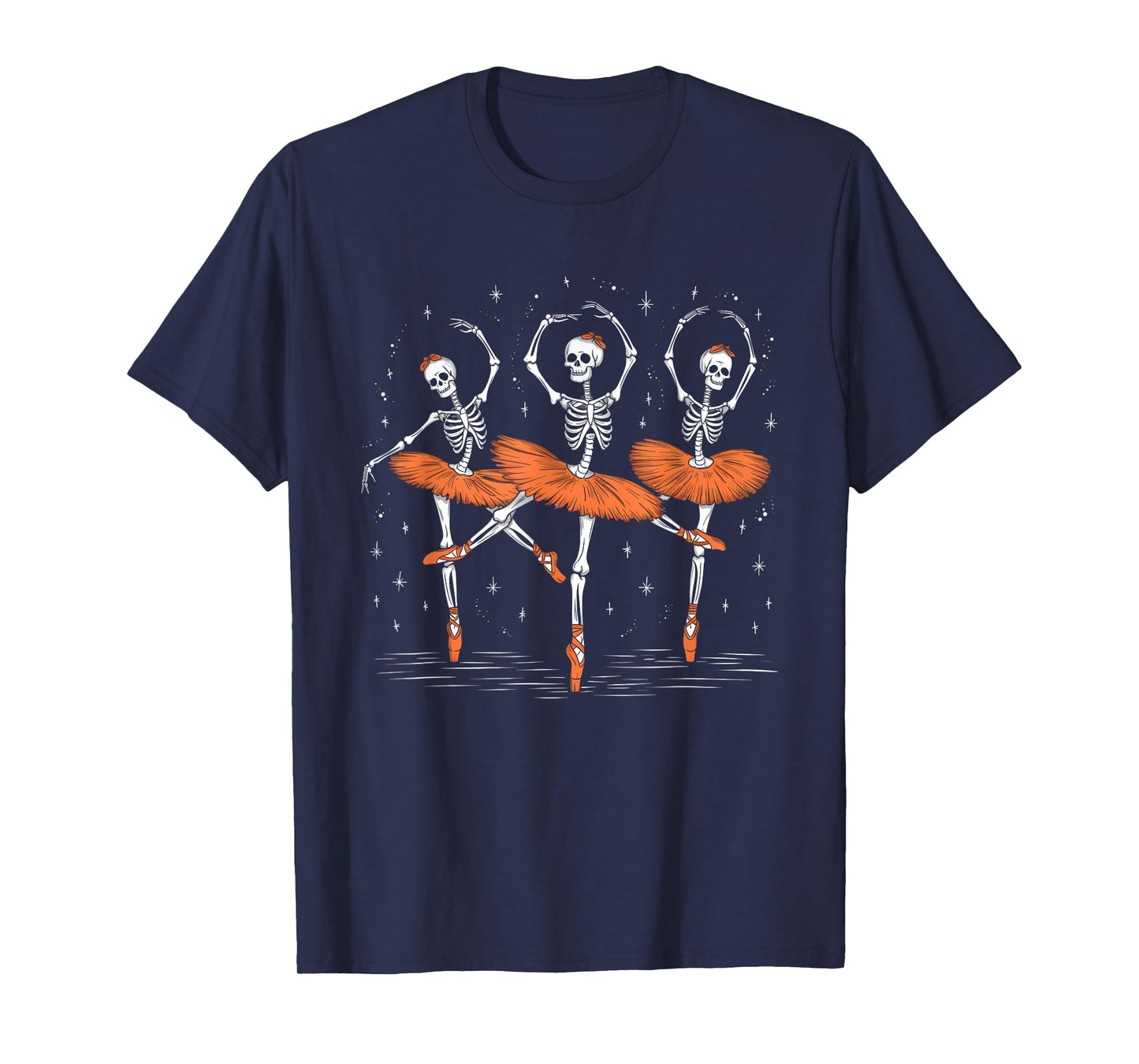 Spooky Ballerina Skeleton Dance Halloween Ballet T-Shirt