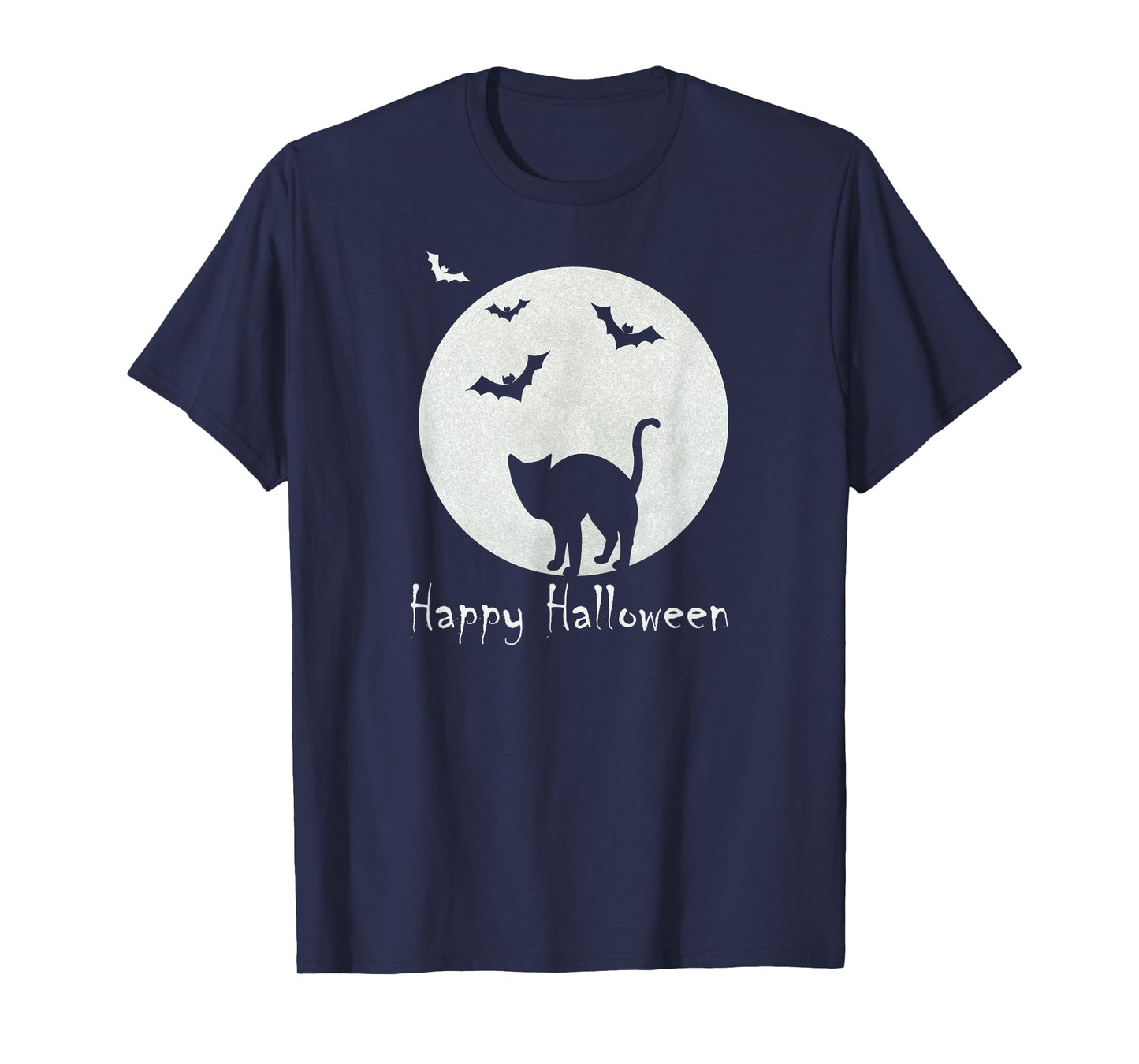 Halloween Cat Moon I Bat Pumpkin Halloween T-Shirt