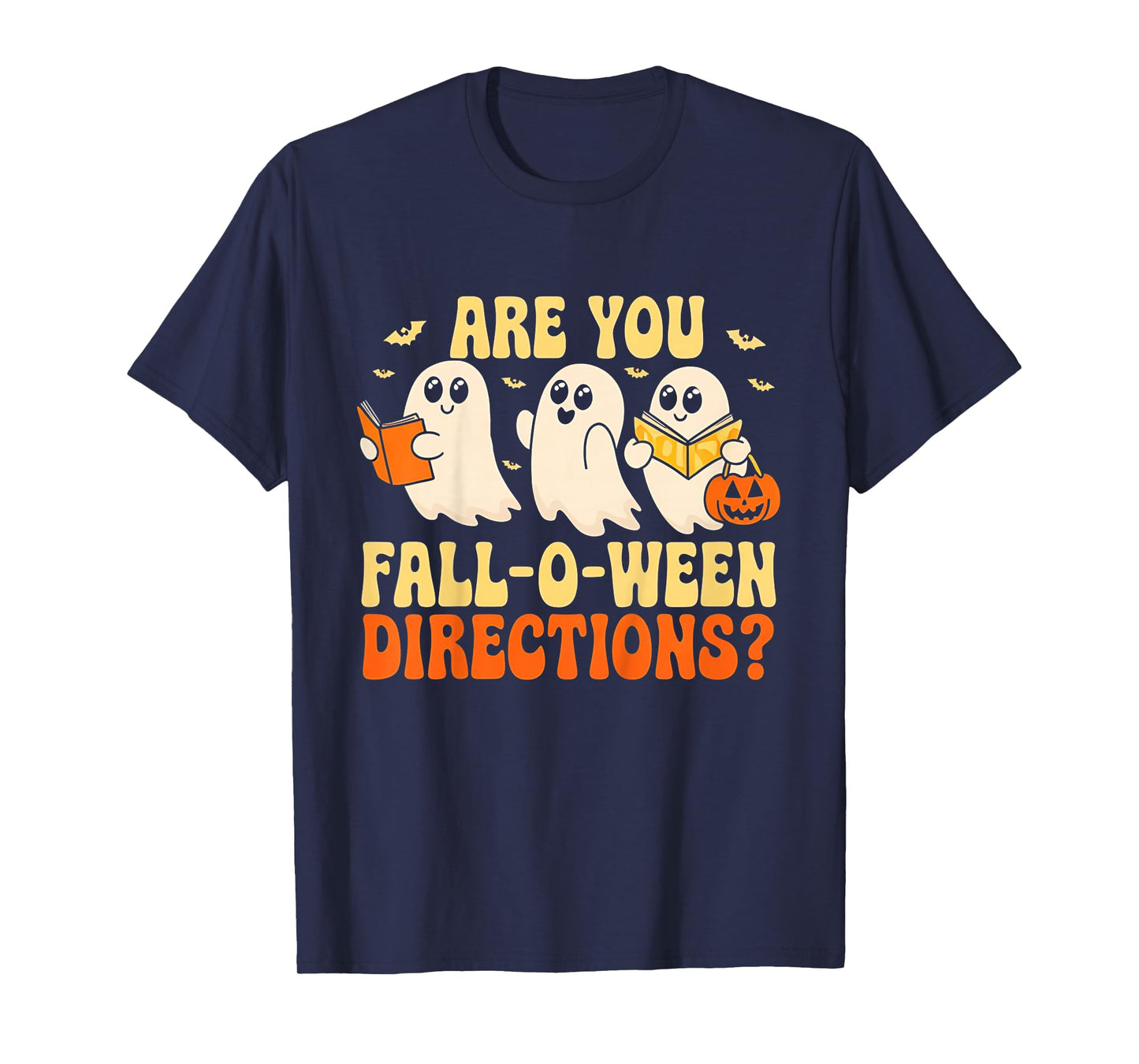 are You Fall O Ween Directions Funny Halloween Teacher Joke T-Shirt