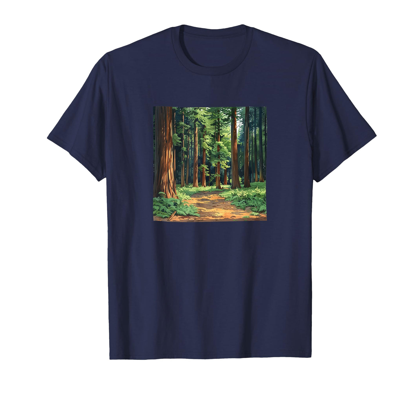 Redwood Trees Forest Graphic T-Shirt