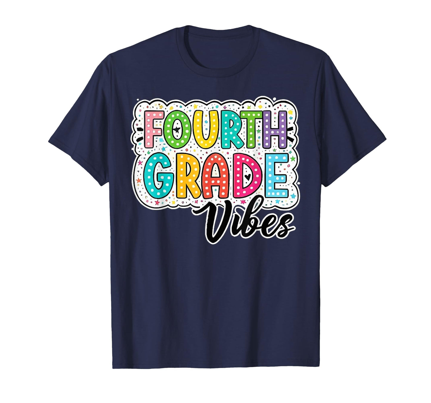Retro Fourth Grade Vibes Back To School 4th Grade Dream Team T-Shirt