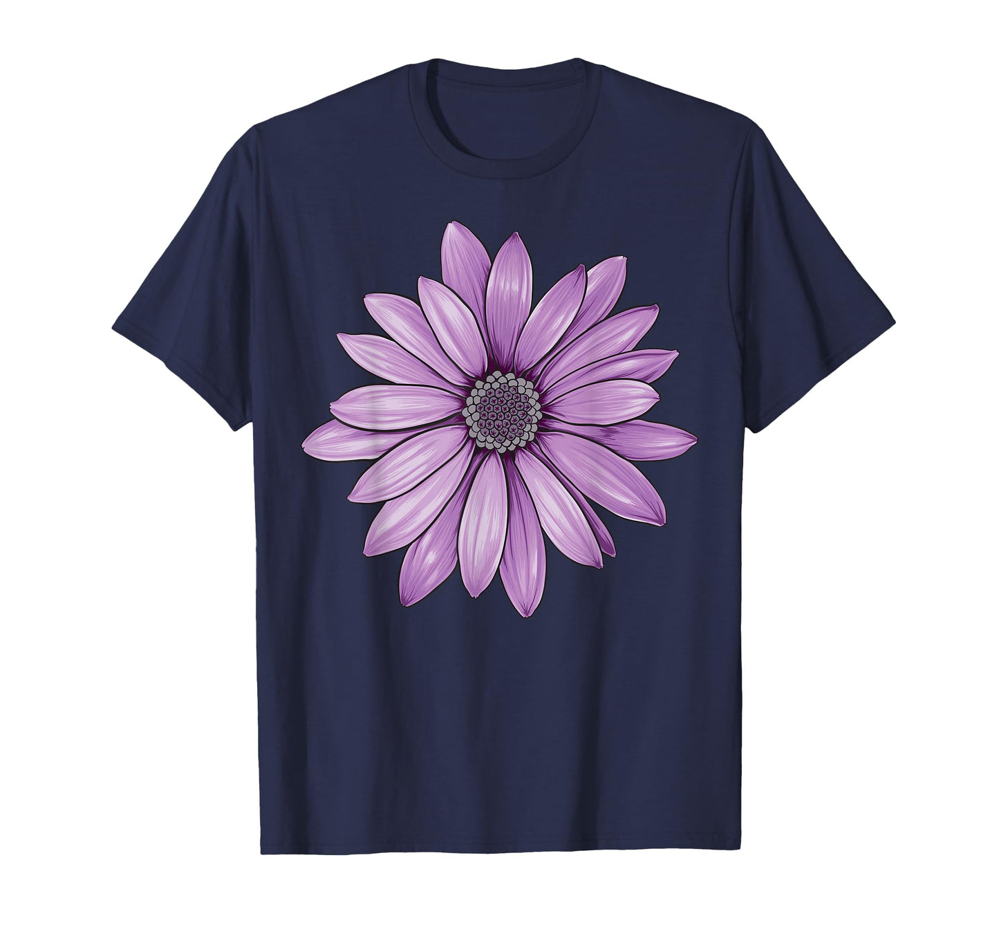 Purple Daisy Flower T-Shirt T-Shirt