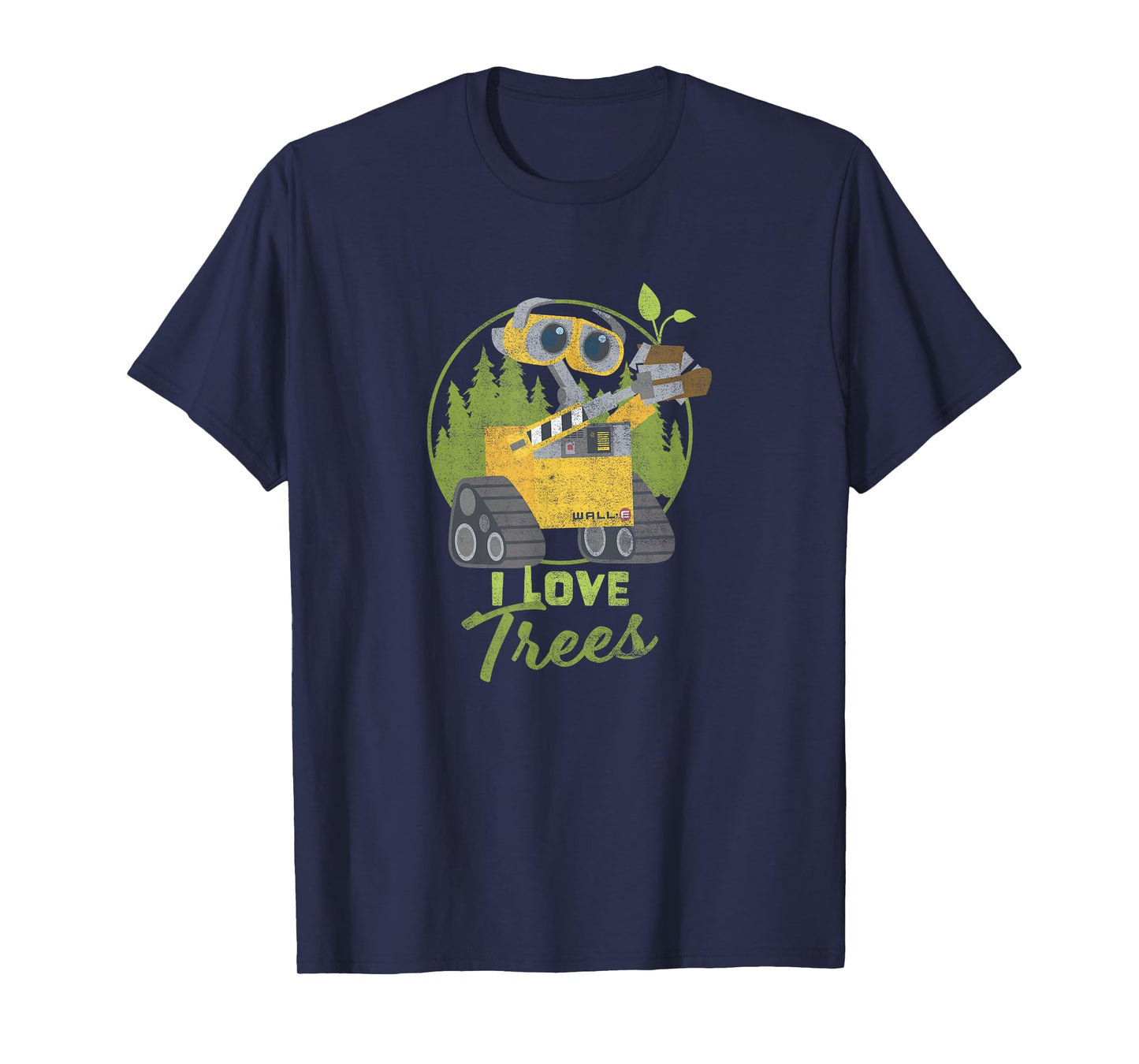 Disney Pixar Earth Day Wall-E I Love Trees T-Shirt