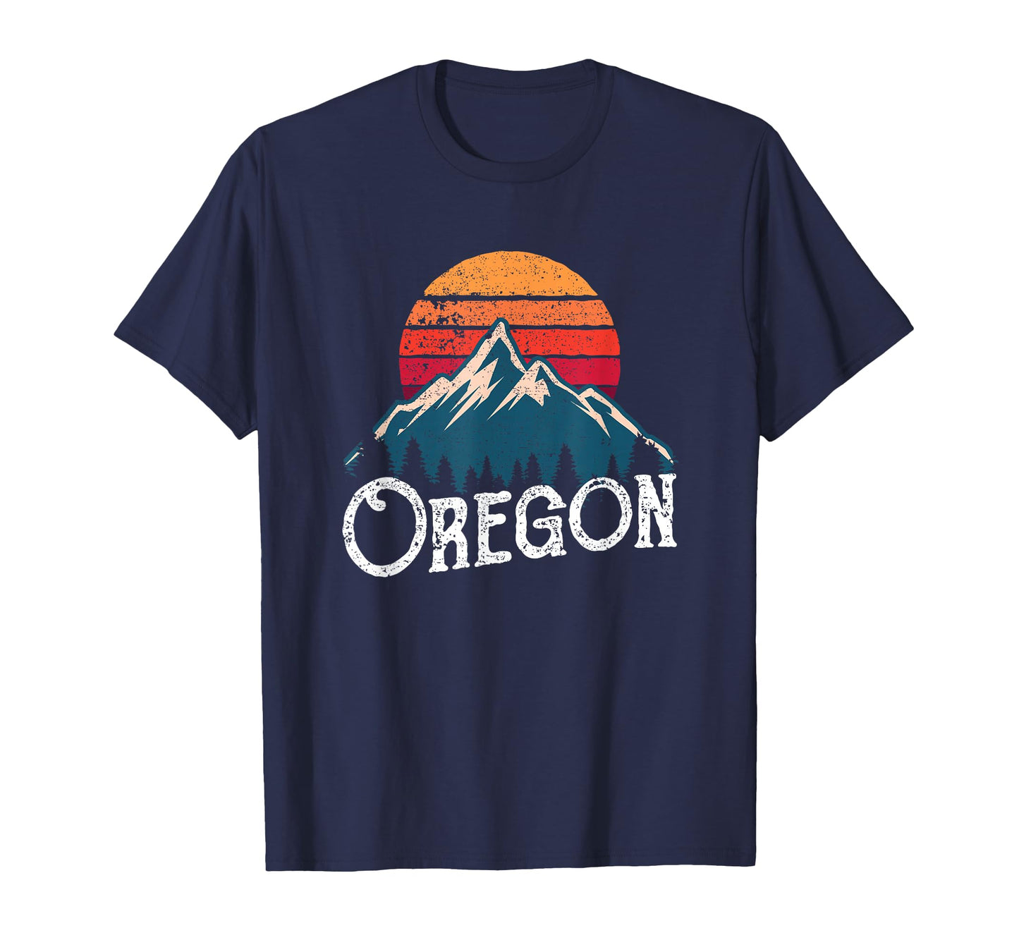 Retro Oregon OR Mountains Outdoor Wildness T-Shirt T-Shirt