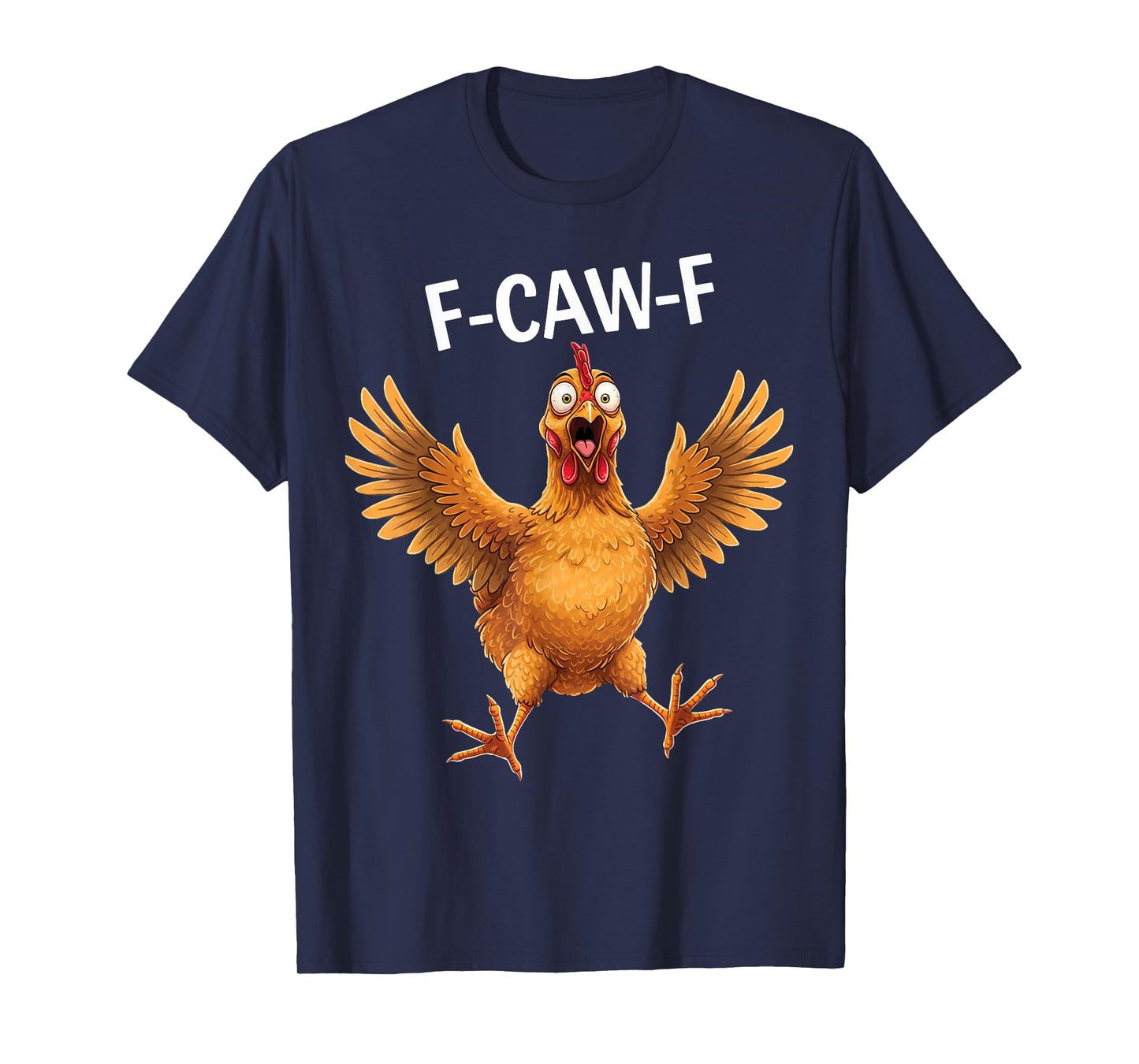 F-Caw-F Black Crow Funny Black Bird Moon Gothic Adult Humor T-Shirt