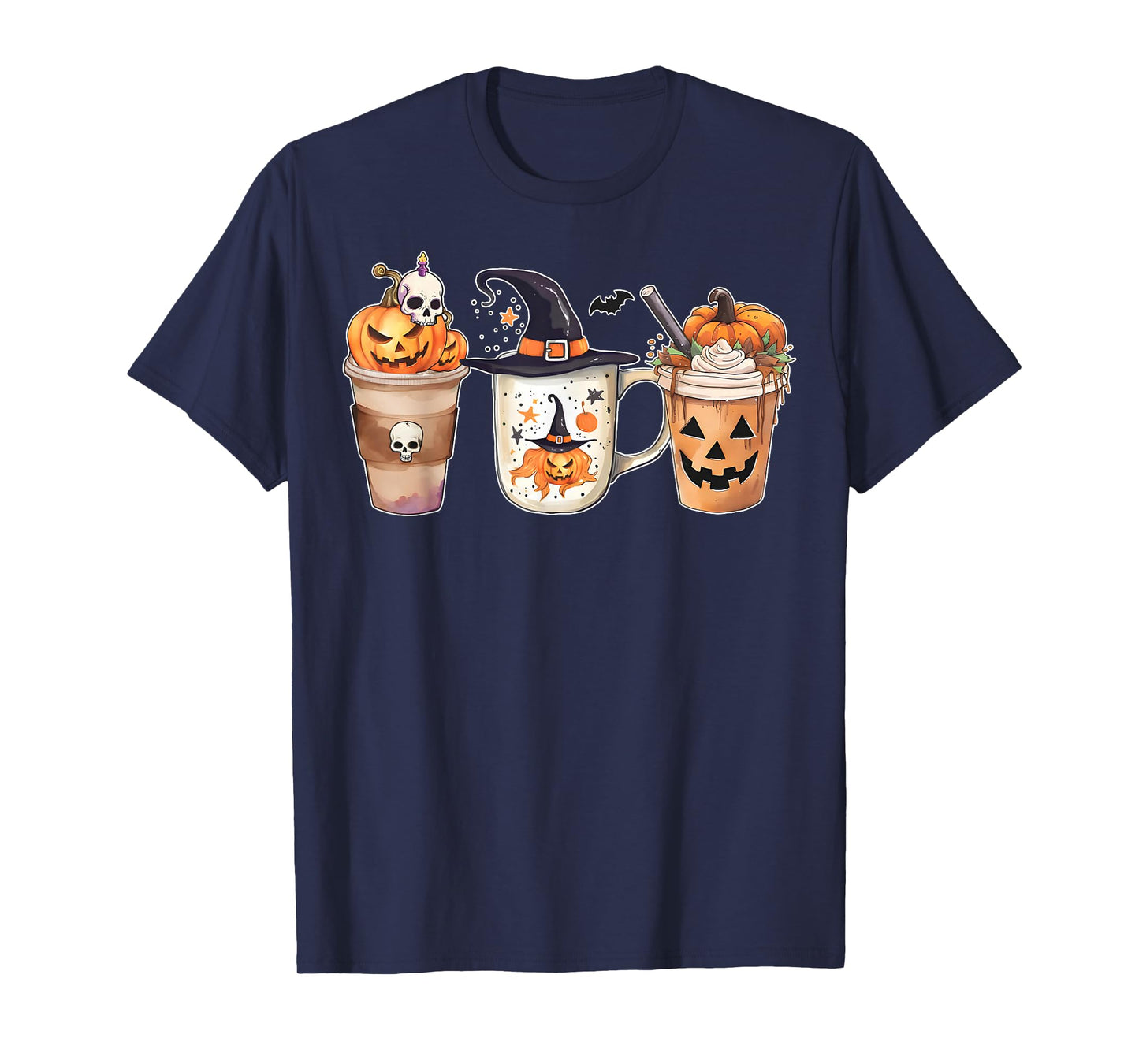 Fall Coffee, Funny Halloween Pumpkin Latte Drink Cup, Spice T-Shirt