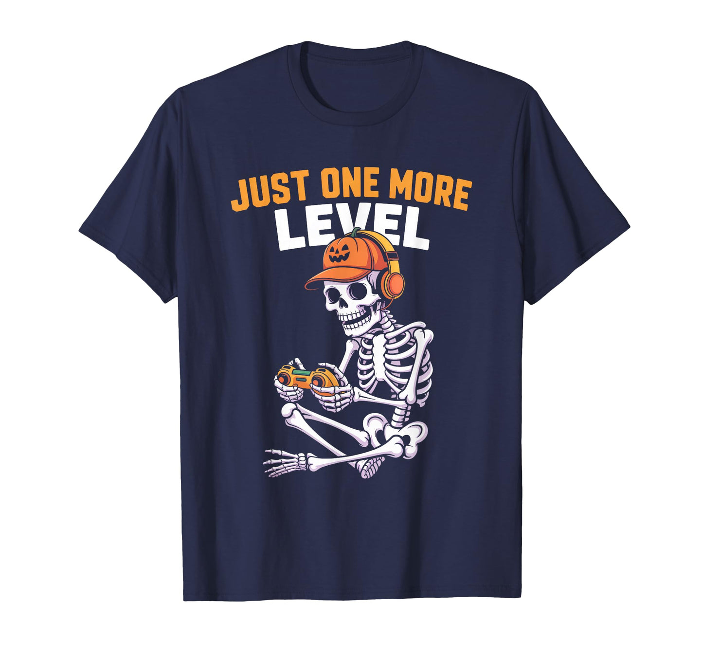 Funny Video Game Halloween Skeleton Gamer Costume Men Boys T-Shirt