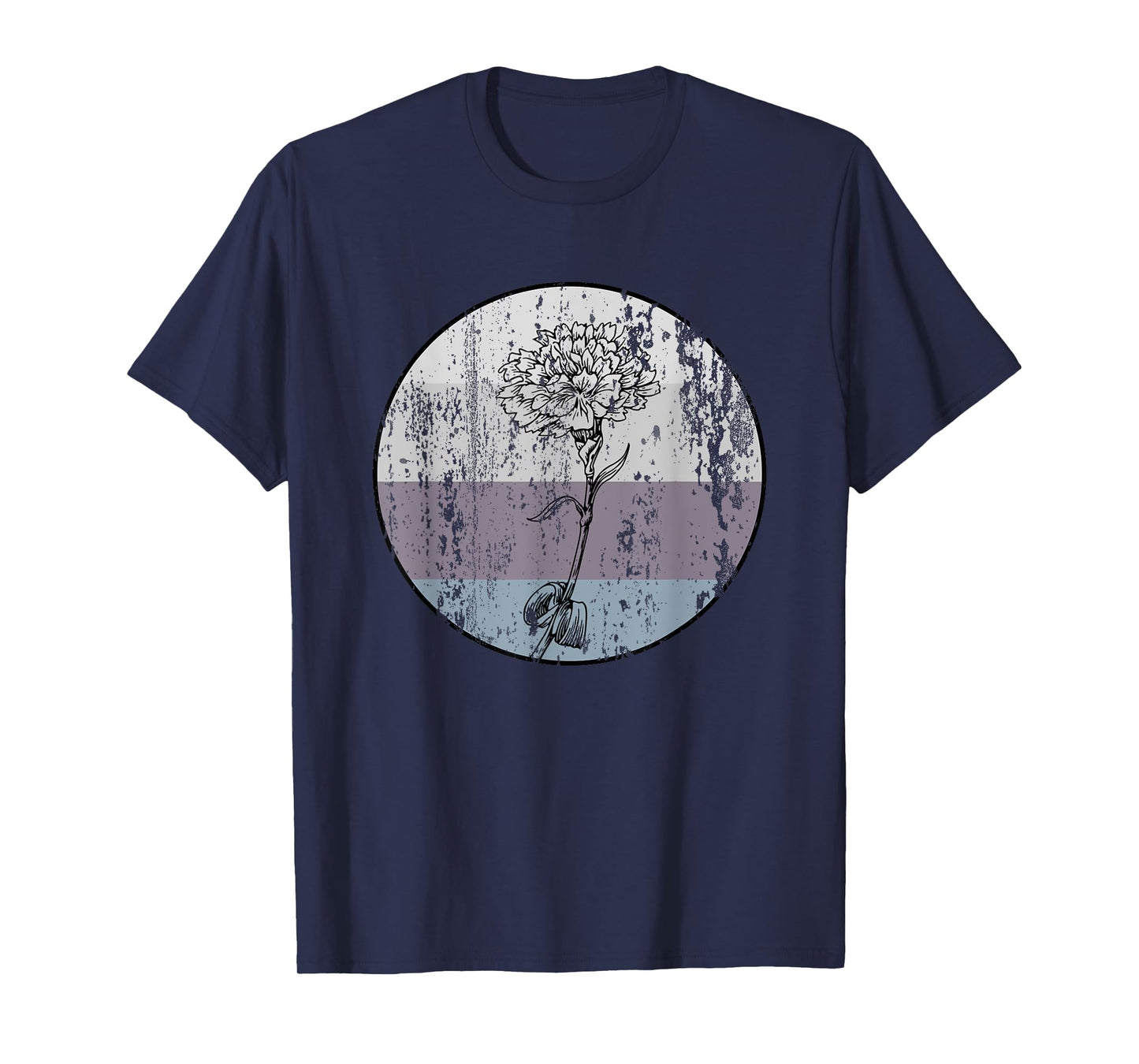 Carnation Flower Shirt Vintage Nature Lover Earth Day Gift