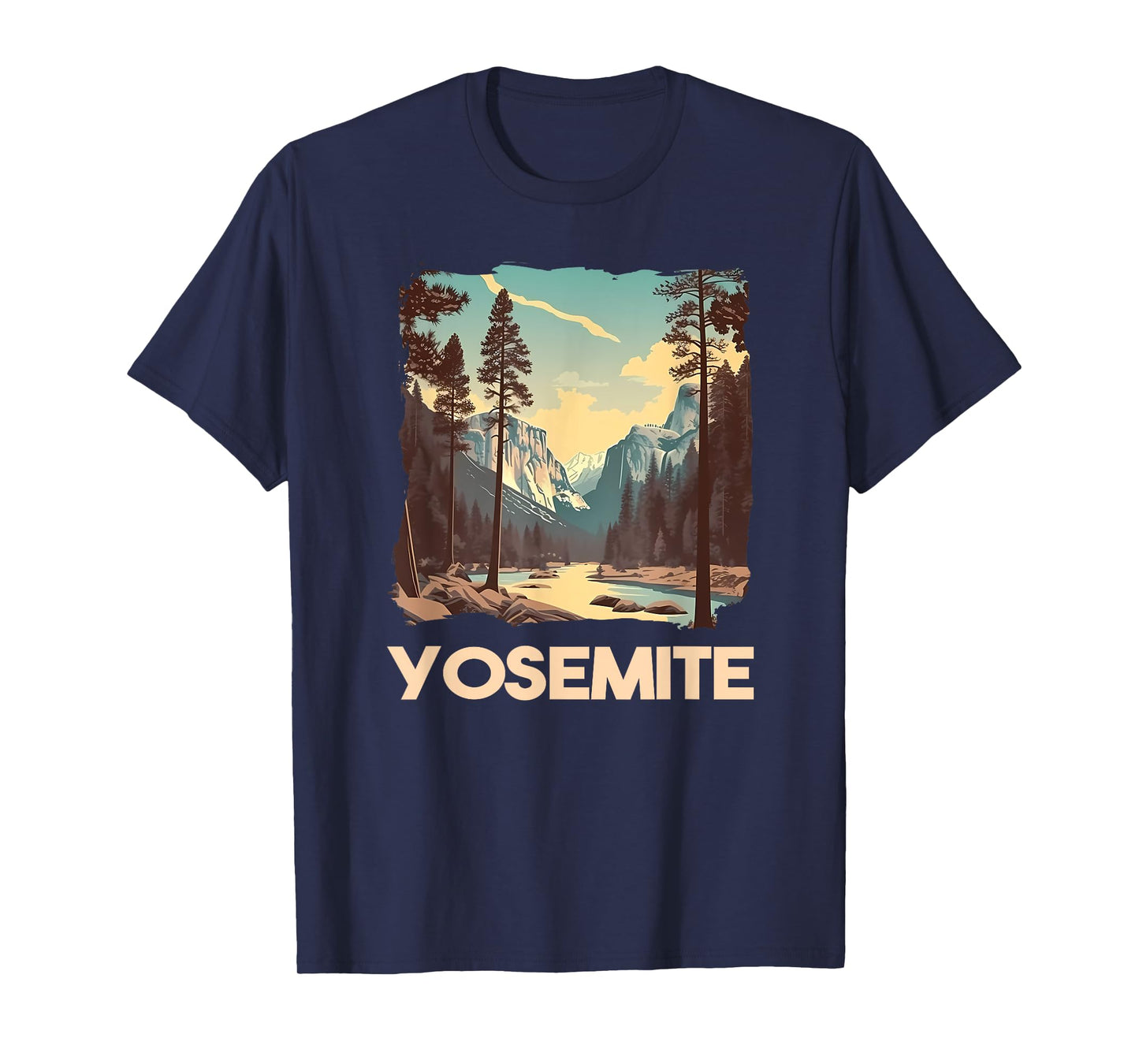 Vintage Yosemite National Park Nature Lover Adventure T-Shirt
