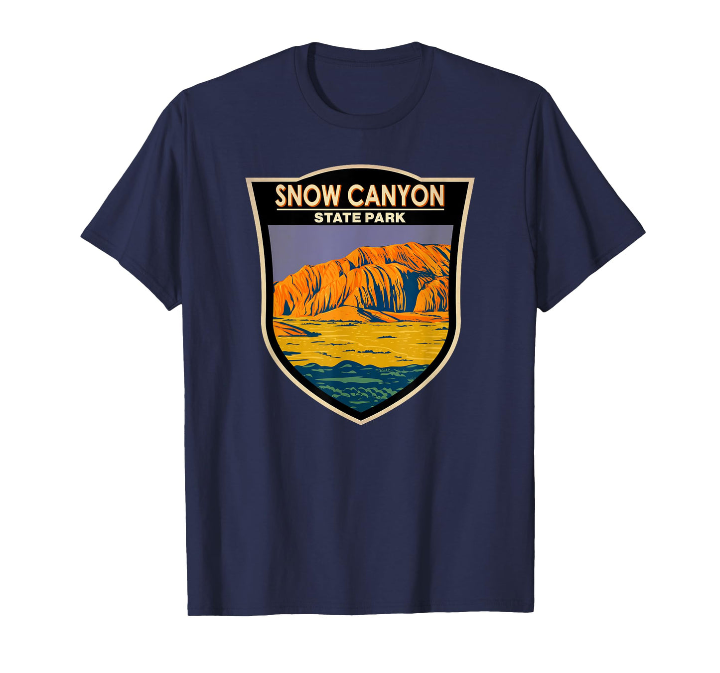 Snow Canyon State Park Utah Badge Vintage T-Shirt