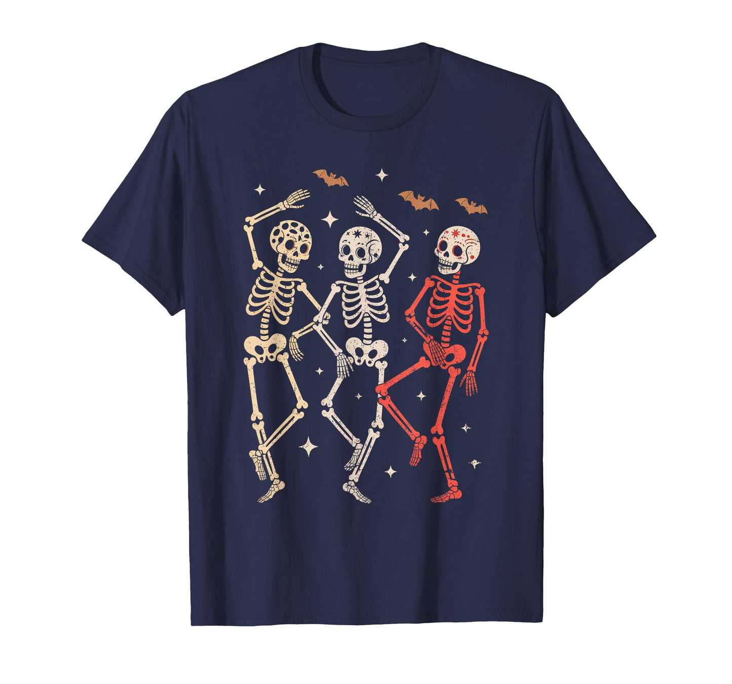 Dancing Skeletons Halloween Dance of Death Macabre Skeleton T-Shirt