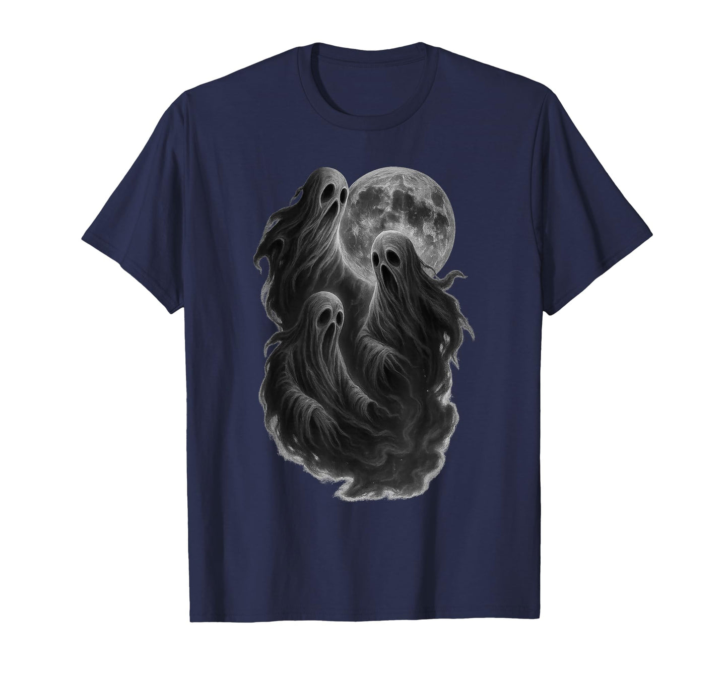 Vintage 3 Ghosts Funny Halloween T-Shirt