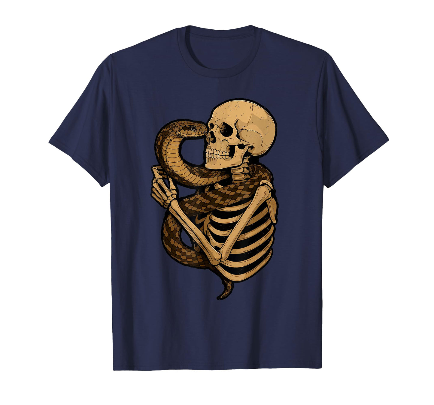 Skeleton Snake Halloween Zoo Animal Wildlife Spooky Season T-Shirt