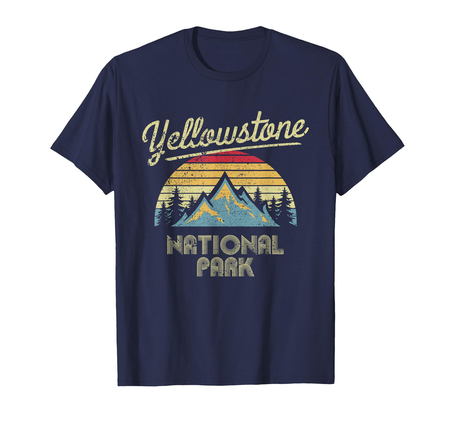 Vintage Retro Yellowstone National Park T-Shirt T-Shirt