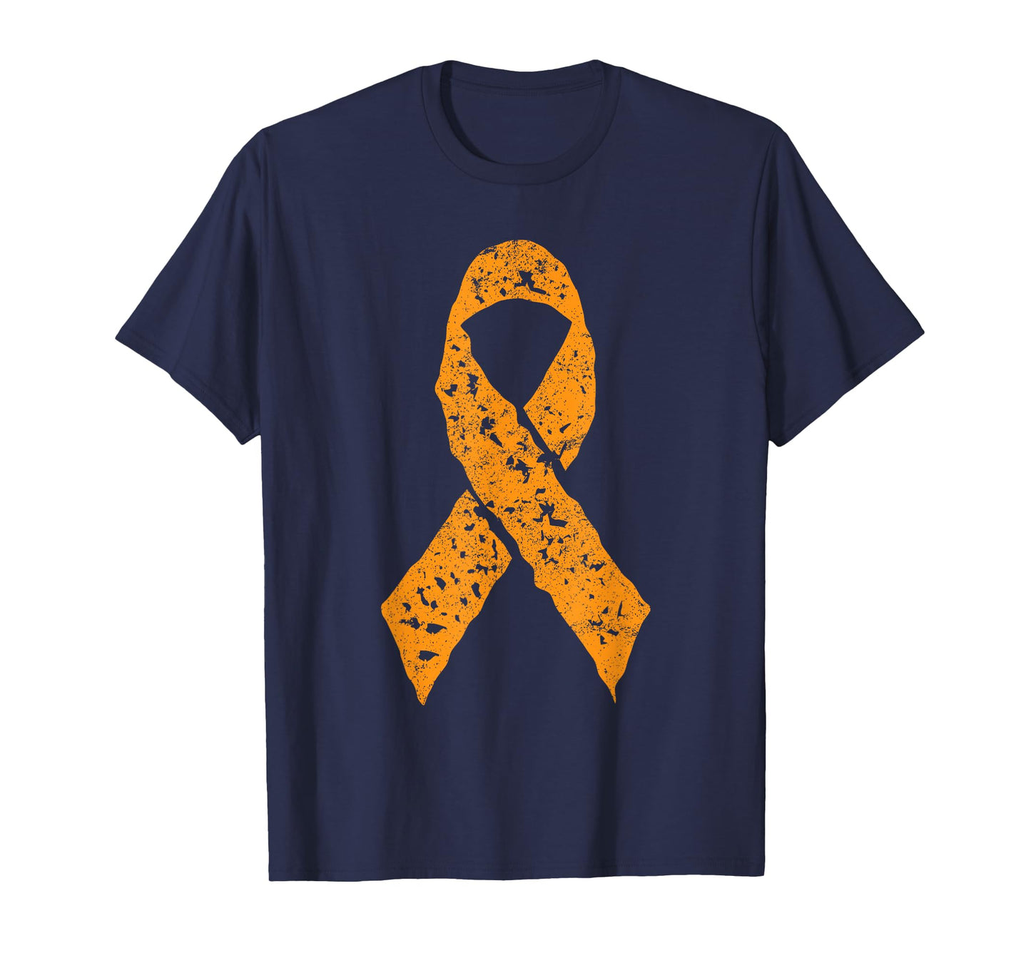 Orange Ribbon Vintage Leukemia Awareness Cancer Patient Gift T-Shirt