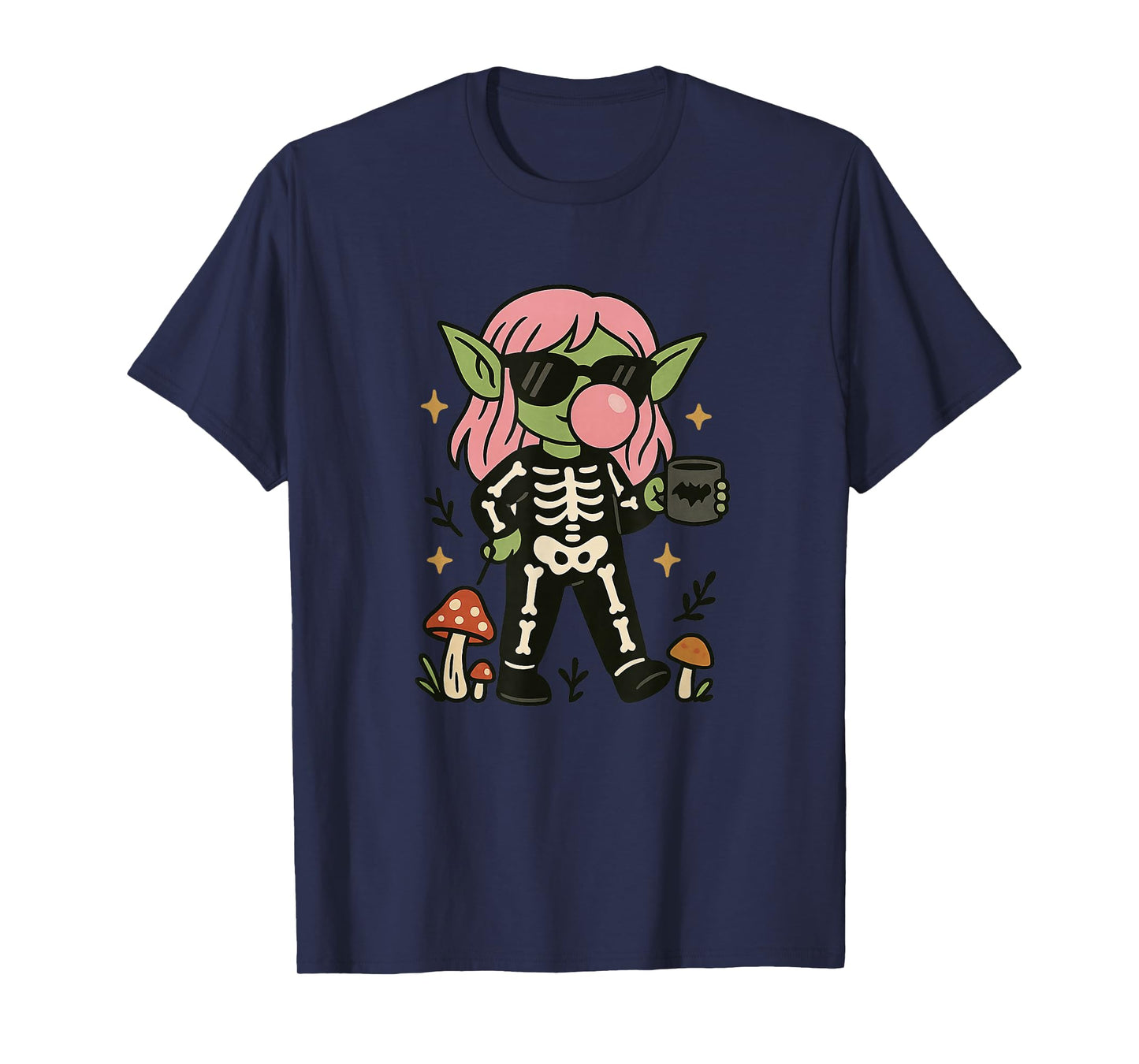 Goblin Skeleton Costume Spooky Goblincore Season T-Shirt