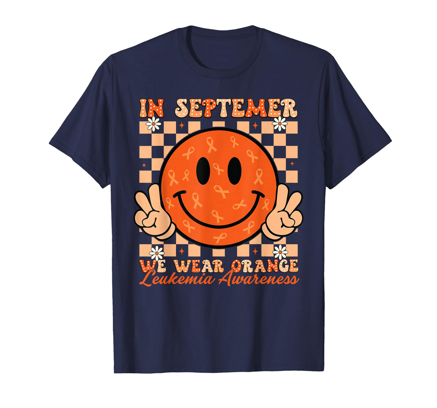 September Wear Orange Leukemia Awareness Men Women Kid T-Shirt