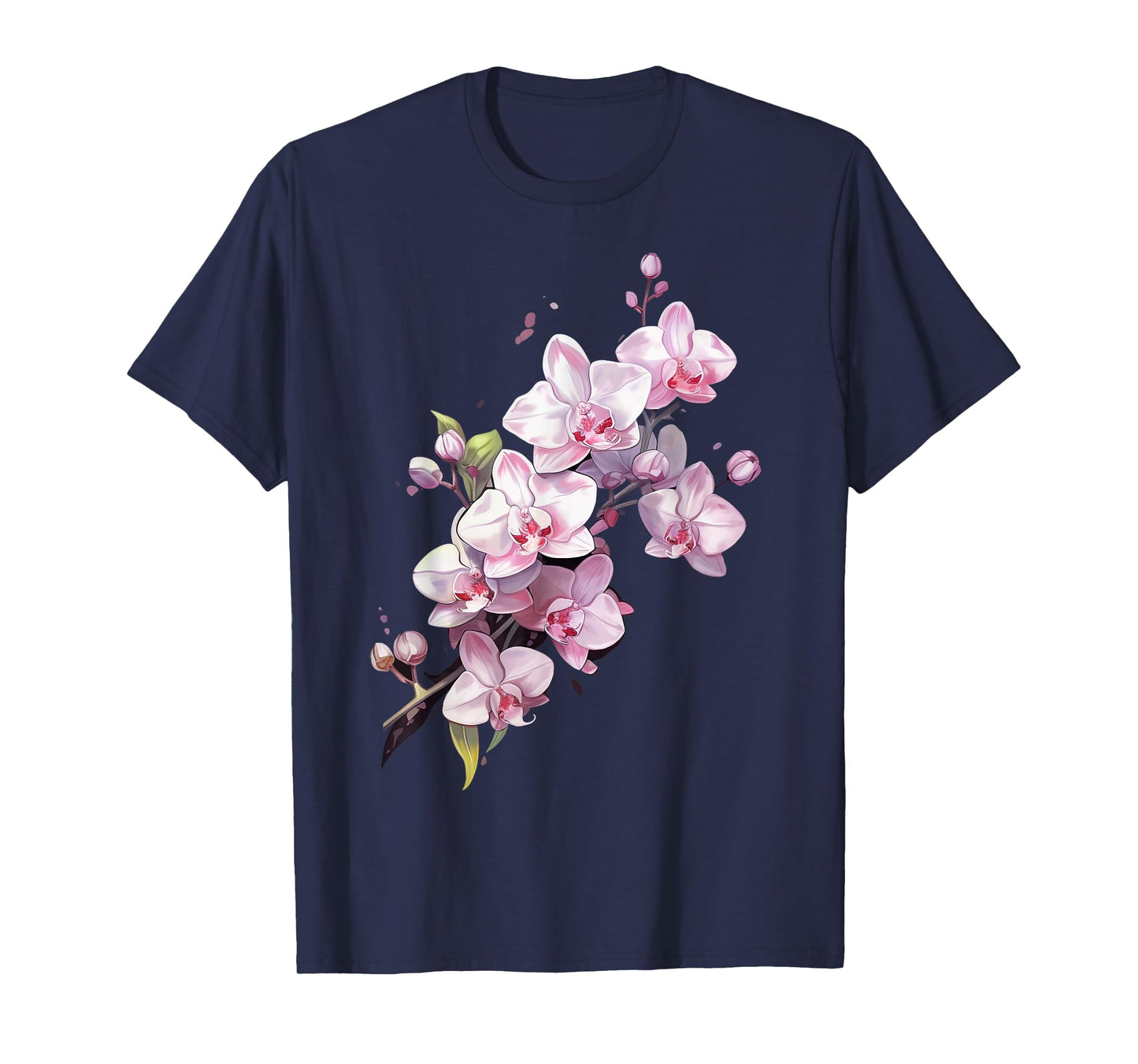 Beautiful Orchid Flower on floral Orchid T-Shirt