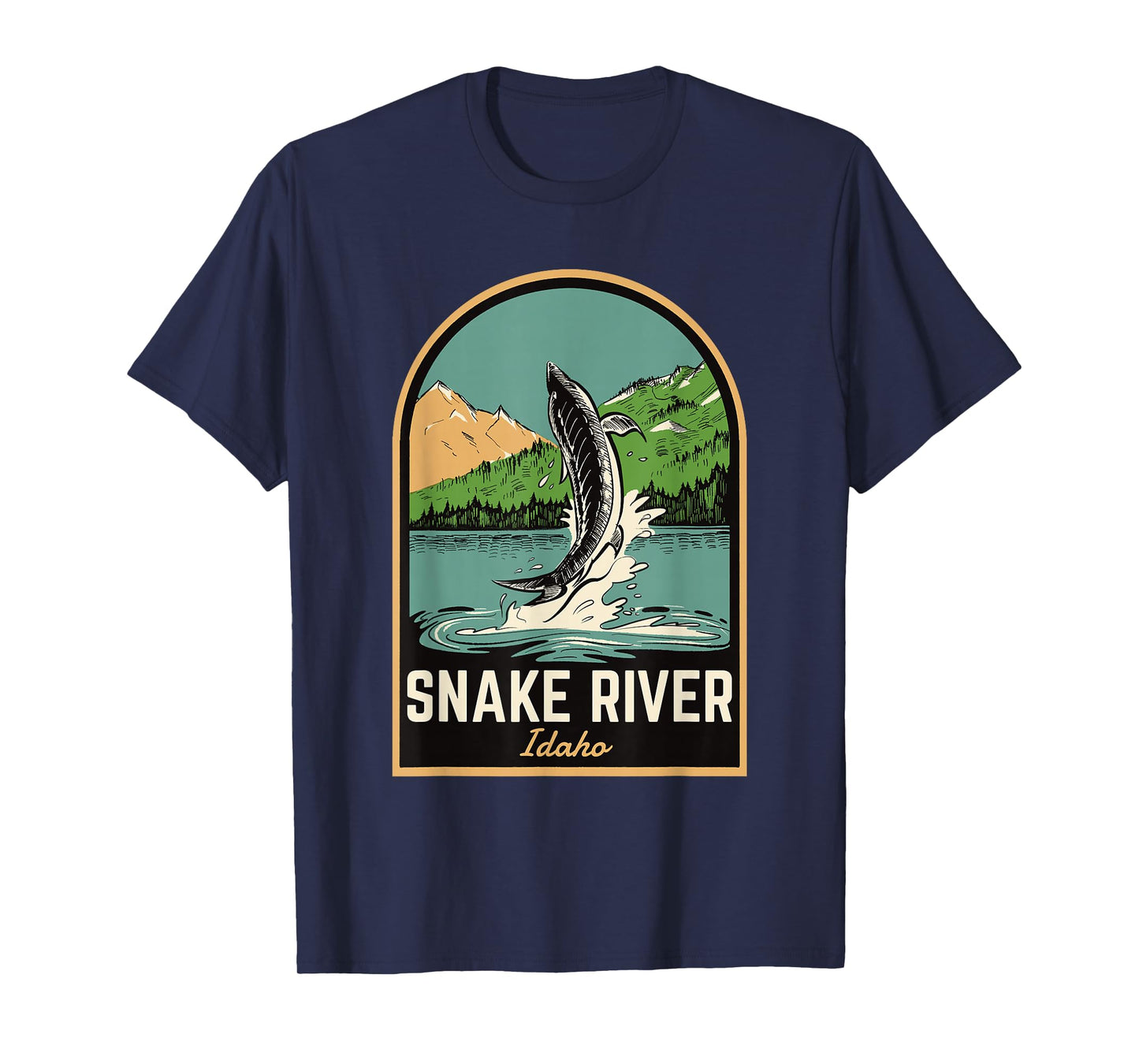 Snake River Sturgeon Fishing T-Shirt