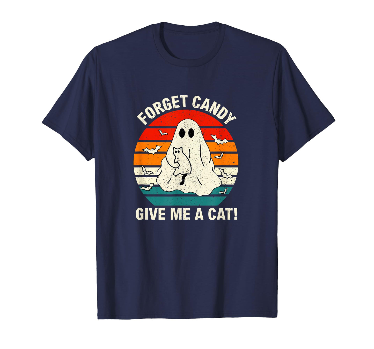 Halloween Forget Candy Give Me Cat Costume Women Men Kids T-Shirt