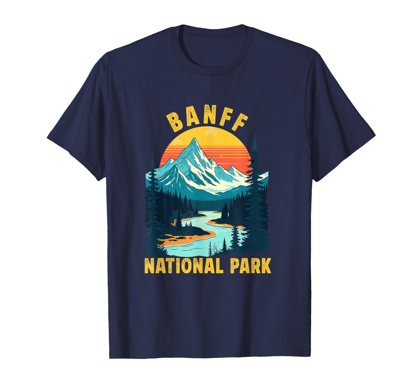 banff souvenir reminder Canadian national park men women T-Shirt