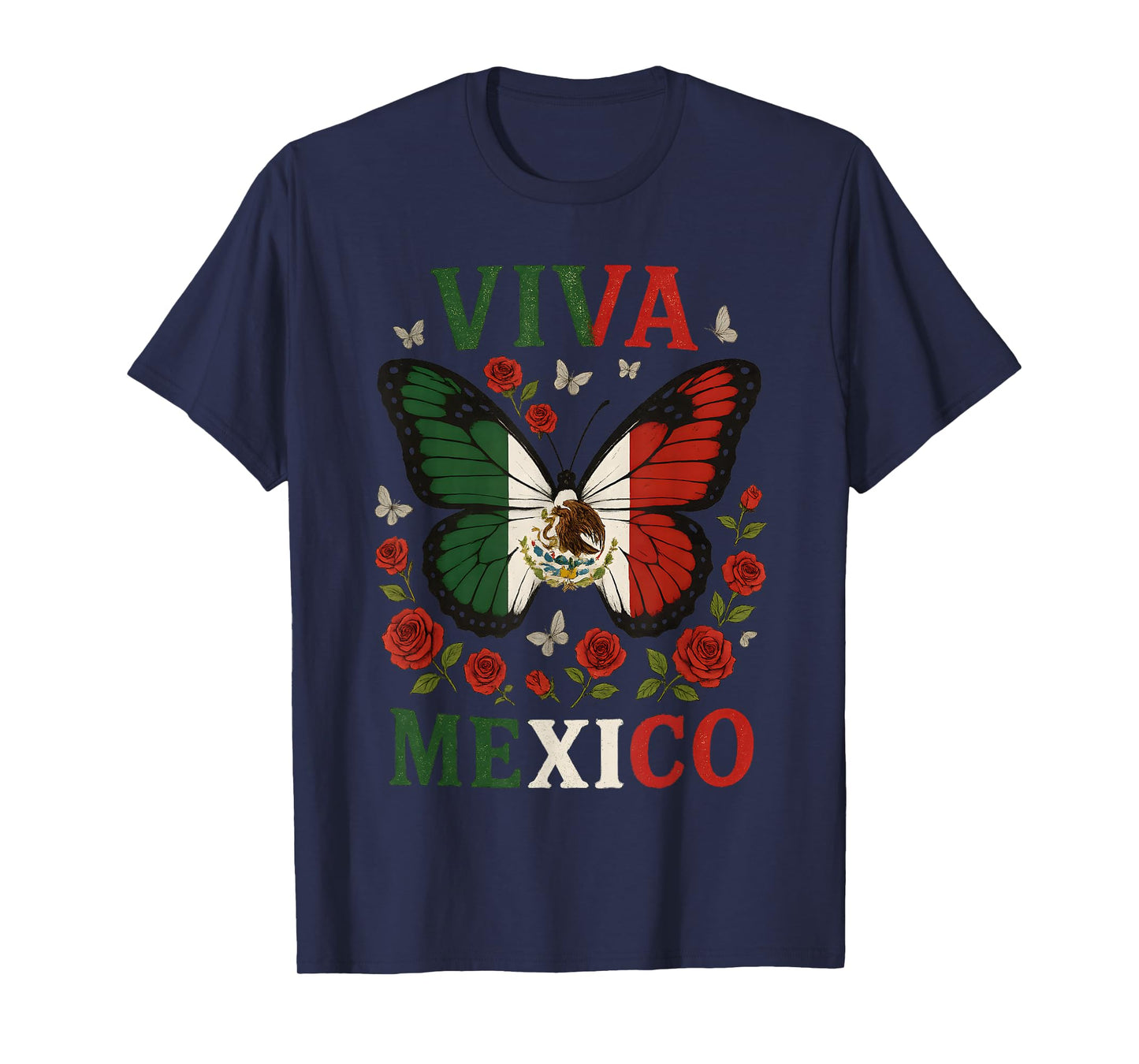 Viva Mexico Butterfly T-Shirt