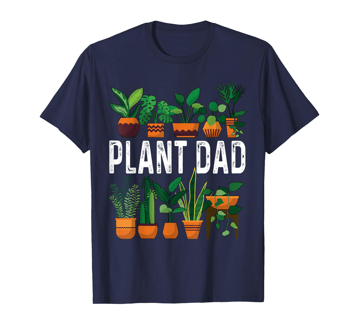 Plant Dad Potted Plant Lover Men's Gardening Plant Guy T-Shirt