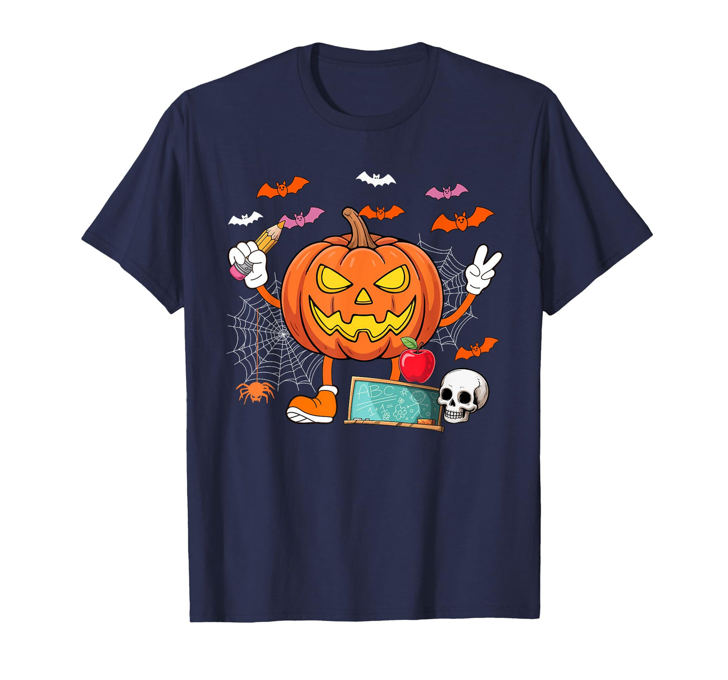 Paraprofessional Job Horror Carved Pumpkin Halloween Team T-Shirt