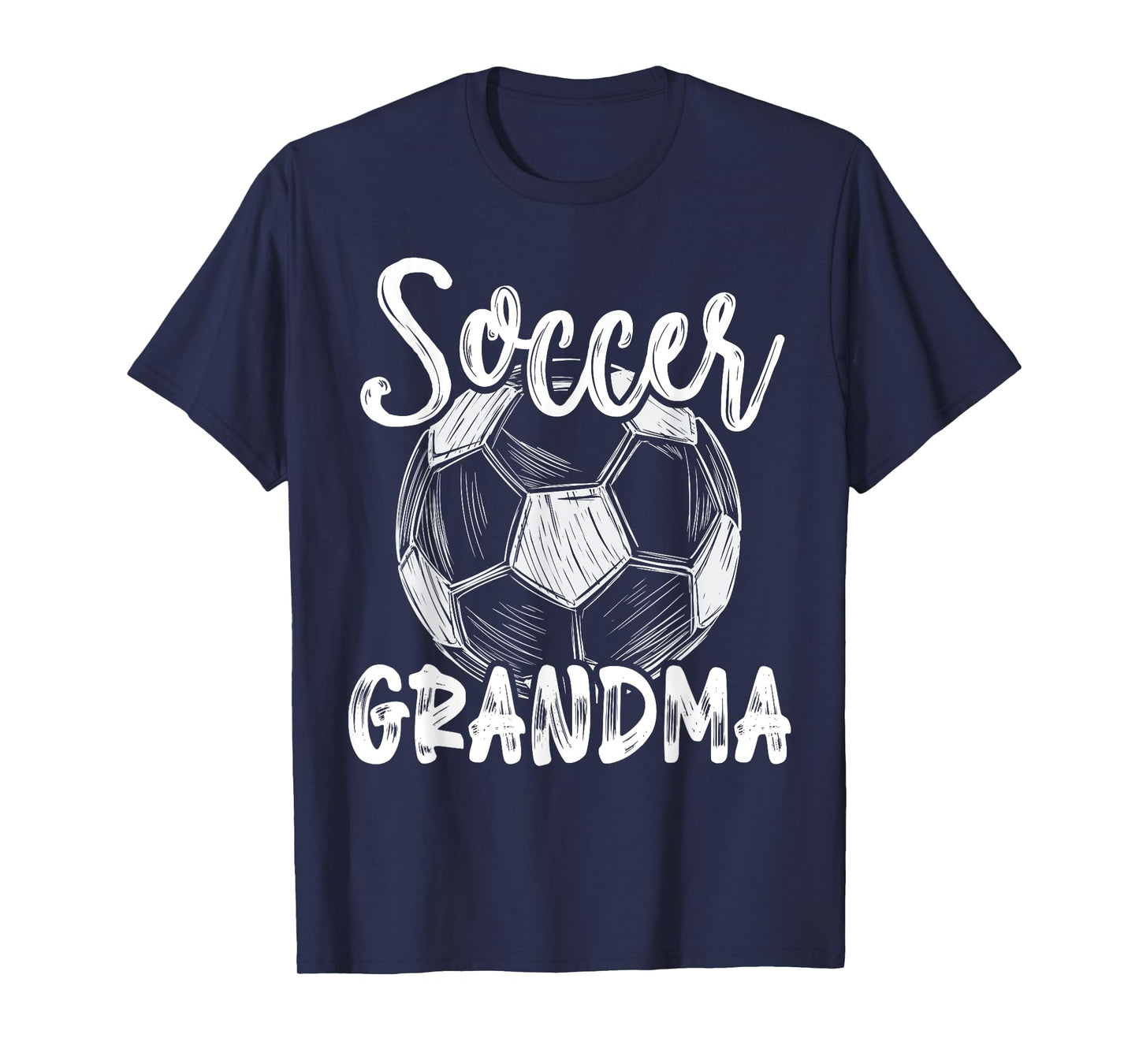 Soccer Grandma Women Family Matching Team Player Soccer Ball T-Shirt