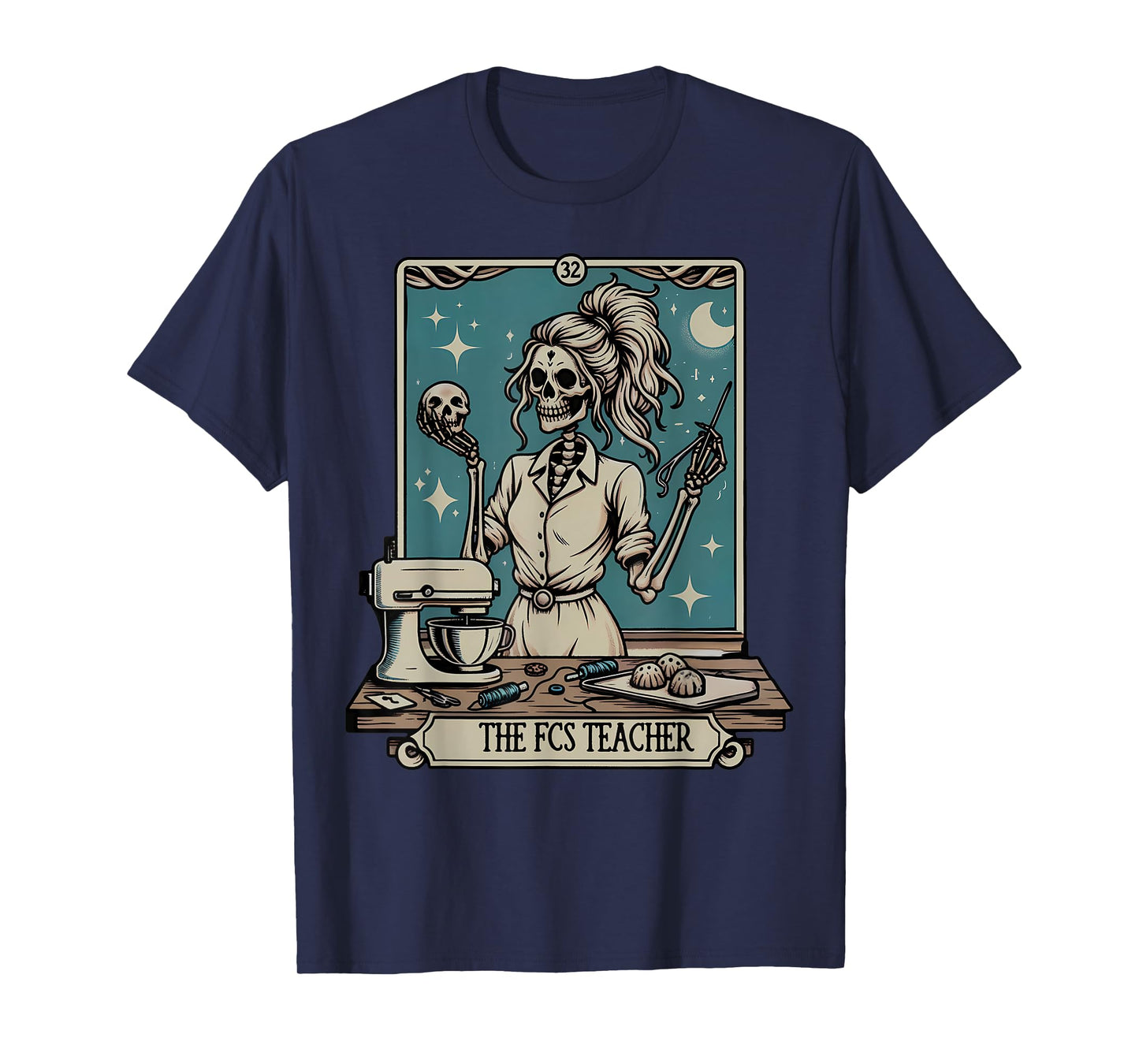 FCS Teacher Skeleton Halloween Family and Consumer Science T-Shirt