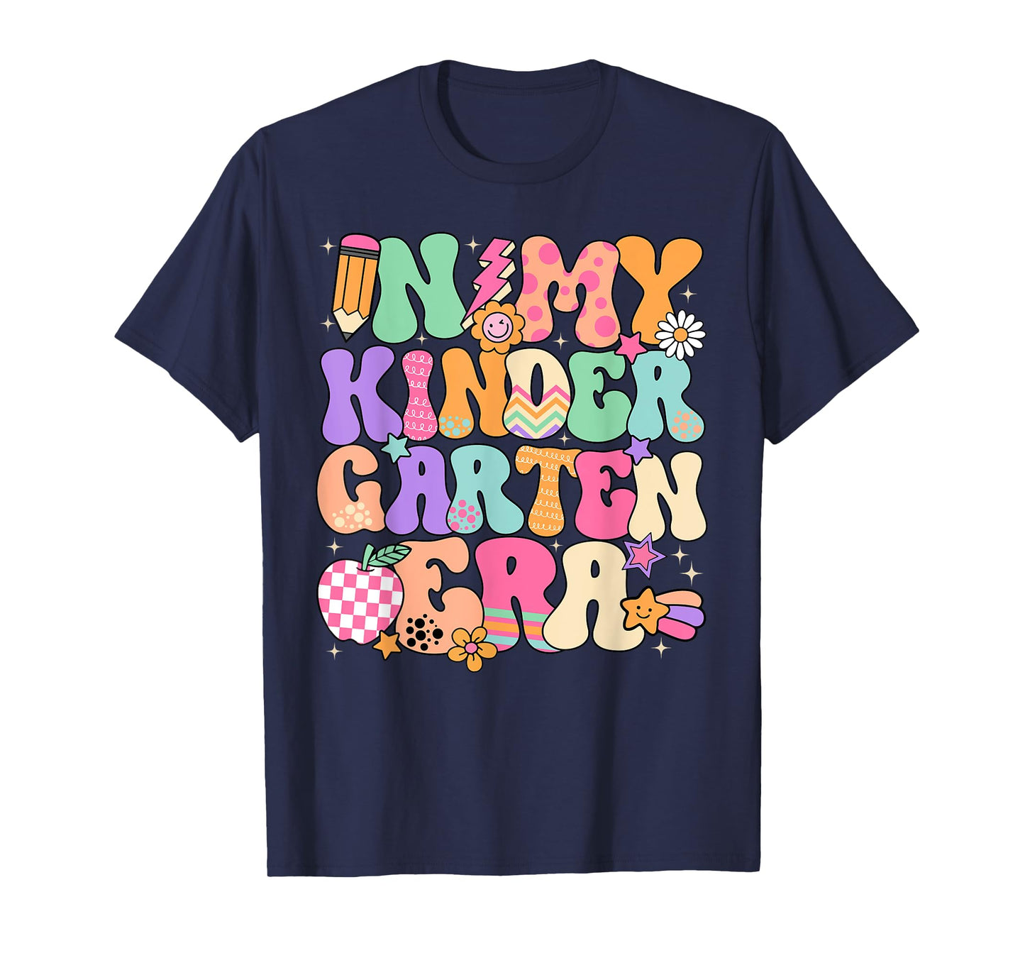In My Kindergarten Era Cute Teacher Student Back To School T-Shirt