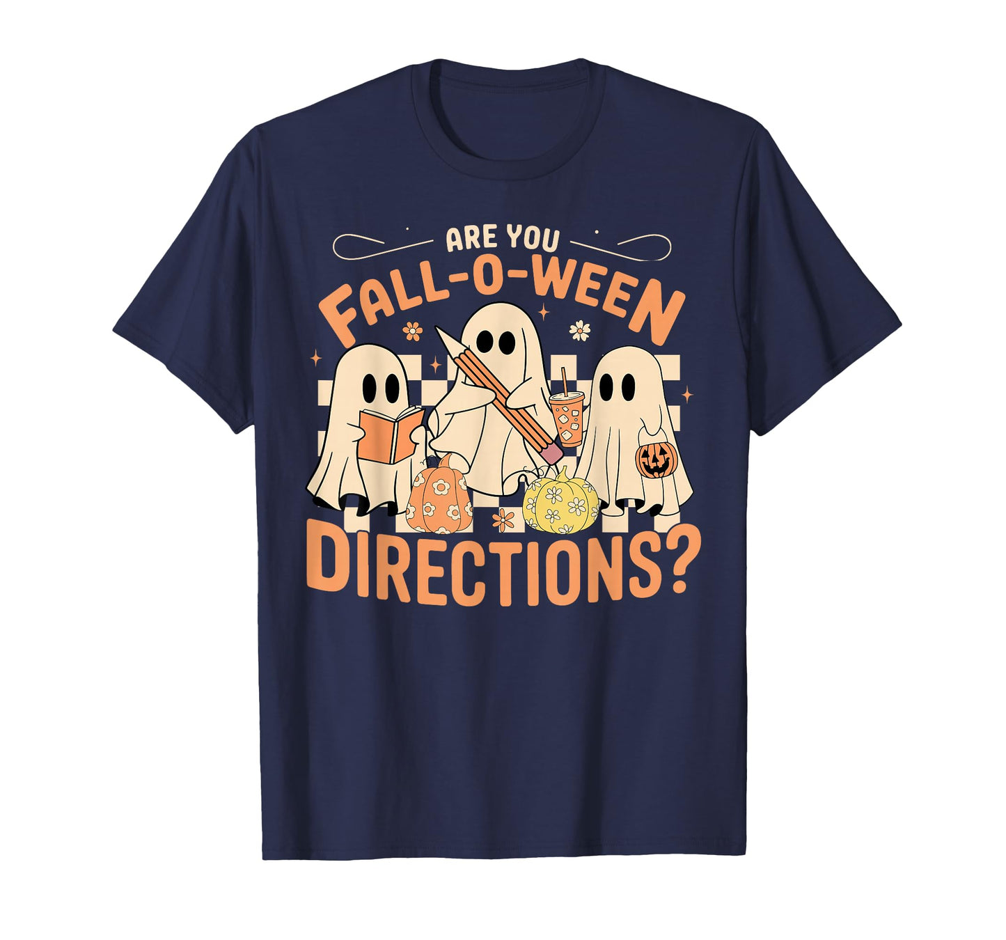 are You Fall O Ween Directions Funny Halloween Teacher Joke T-Shirt