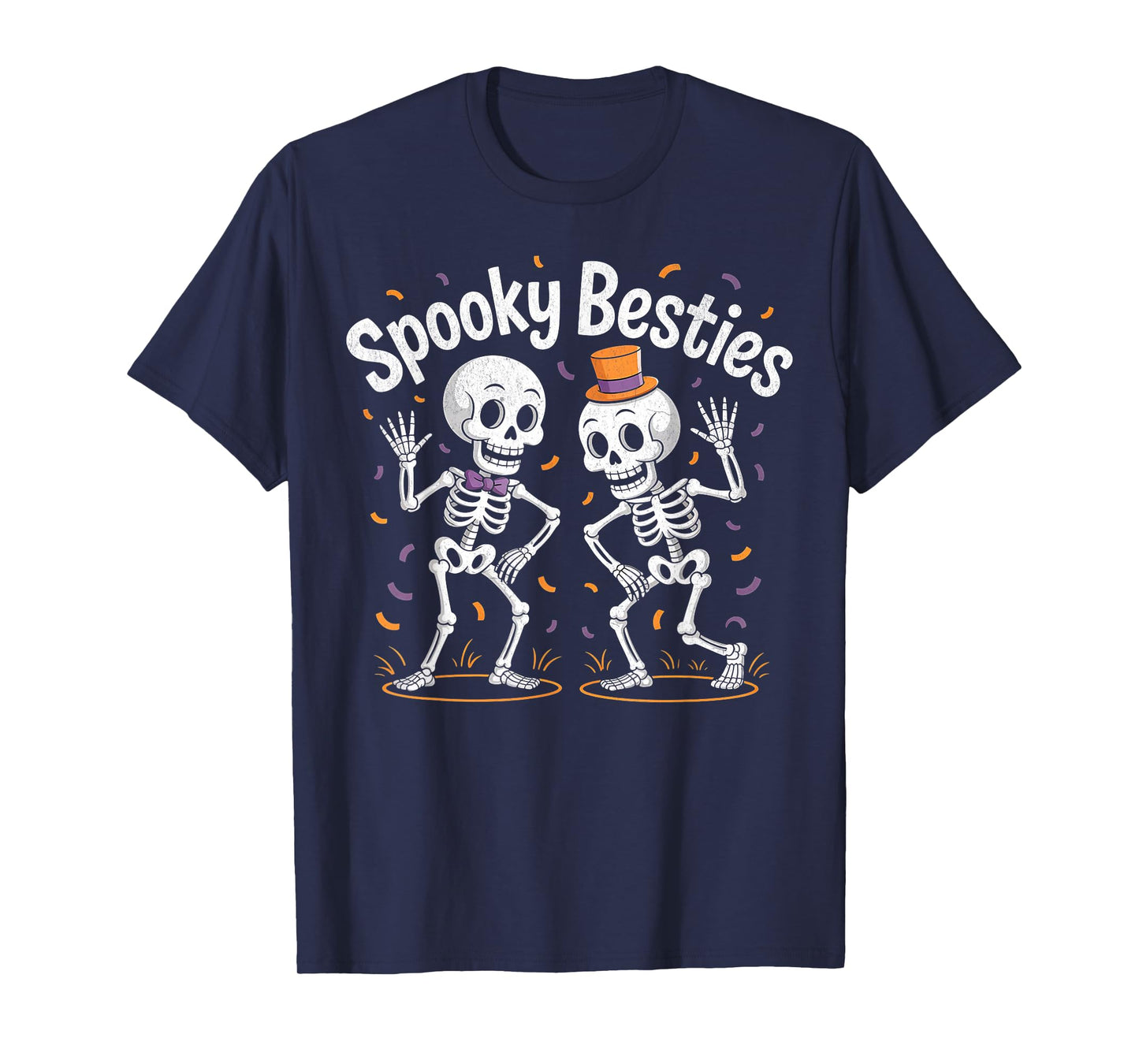 Halloween Dance Party Skeletons Spooky Costume Fun T-Shirt