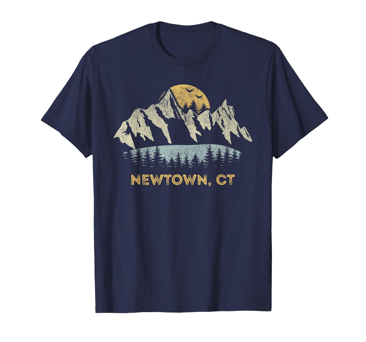 Newtown CT Mountain Sunset Sunrise T-Shirt