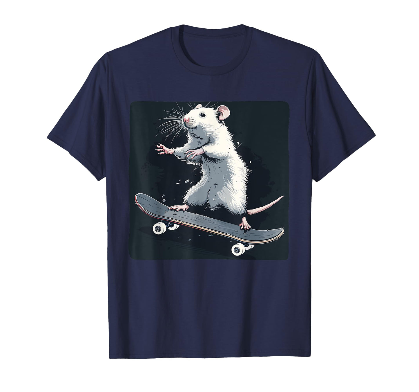Pretty skateboarding Rat Costume for Mouse and Rats Lovers T-Shirt