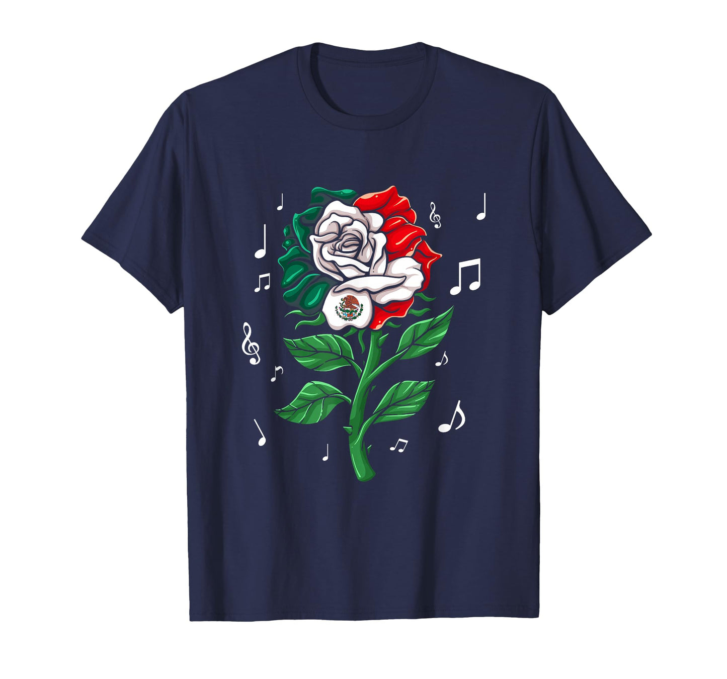 Mexico Gift Rose Tijuana Mexican Hispanic Pride Poncho T-Shirt